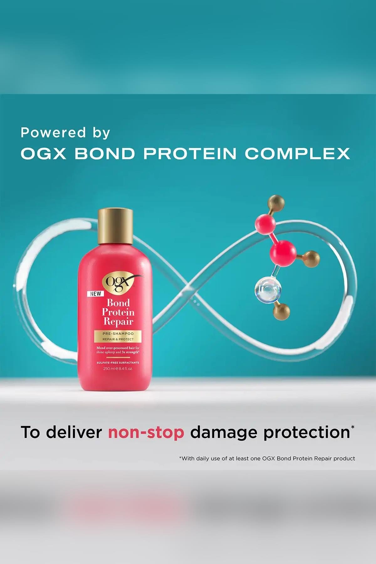 OGX Bond Protein Repair Protein Destekli Şampuan Öncesi Onarıcı Saç Maskesi 250ML