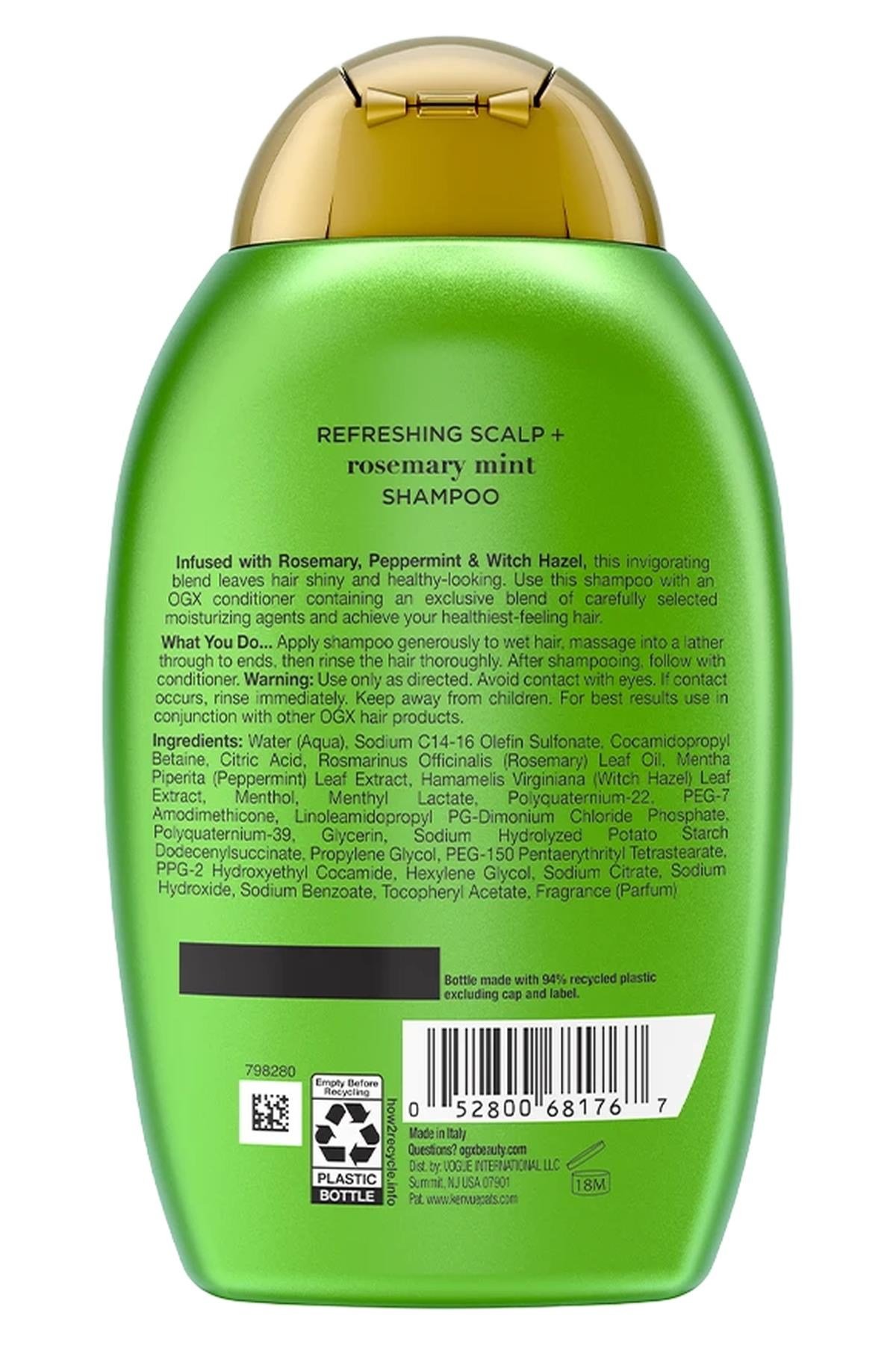 OGX Extra Strength Rosemary Mint Arındırıcı Şampuan 385ML