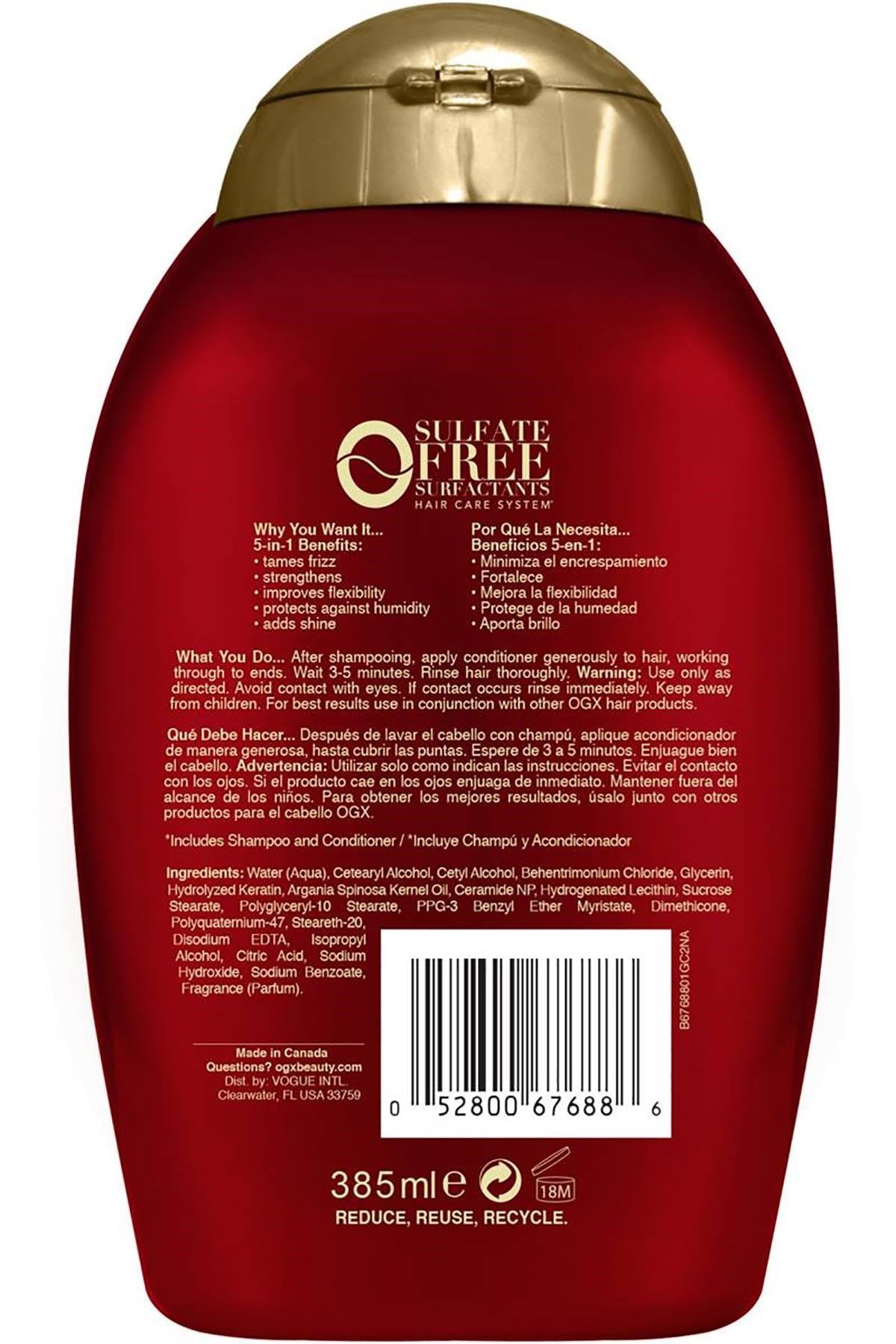 OGX Keratin Yağlı Kabarma Karşıtı Saç Kremi 385ML