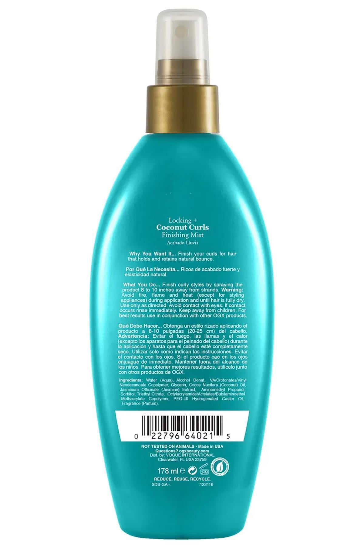 OGX Locking+ Coconut Curls Bukle Belirginleştirici Saç Spreyi 177ML