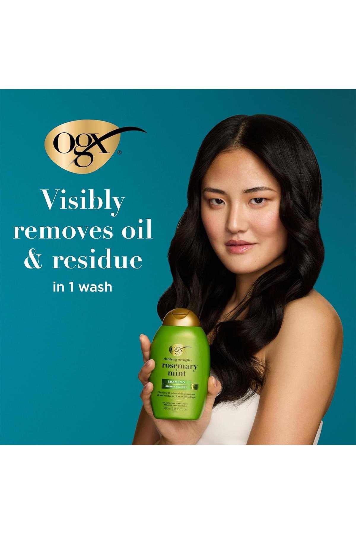 OGX Rosemary Mint Arındırıcı ve Ferahlatıcı Şampuan 385ML