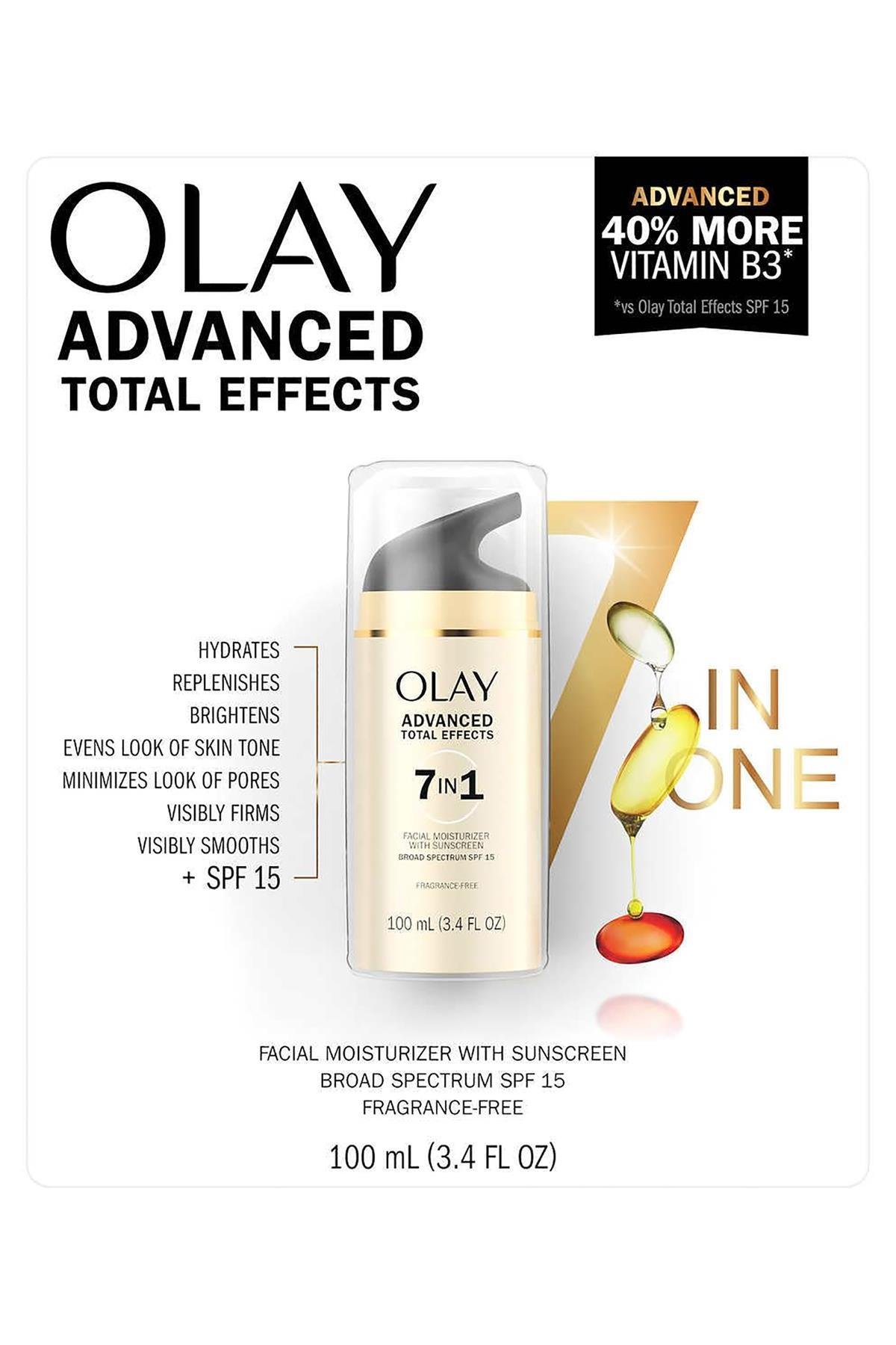 Olay Advanced Total Effects 7in1 SPF15 Nemlendirici Yüz Kremi 100ML
