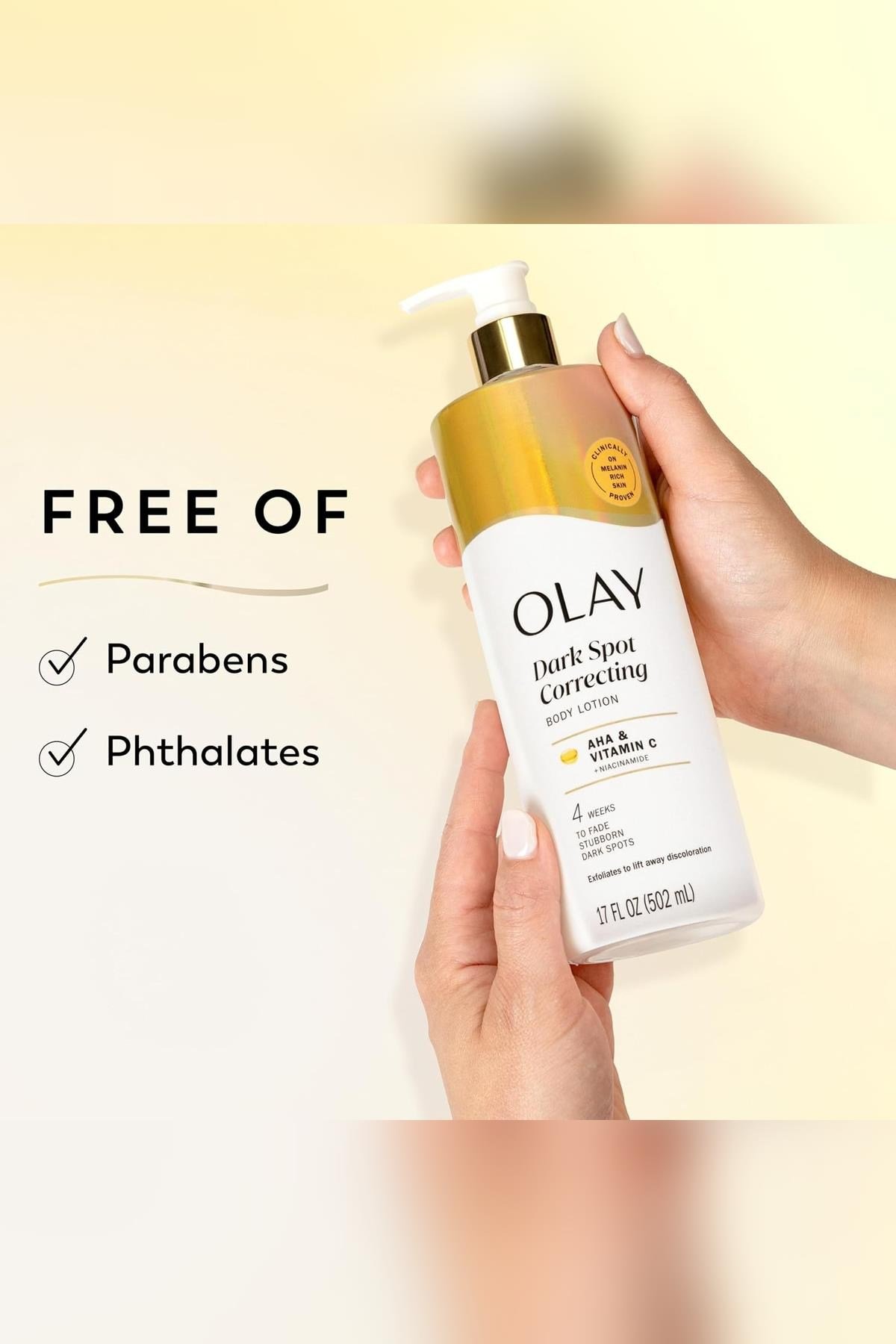 Olay AHA & Vitamin C + Niacinamide Koyu Leke Karşıtı Vücut Losyonu 502ML