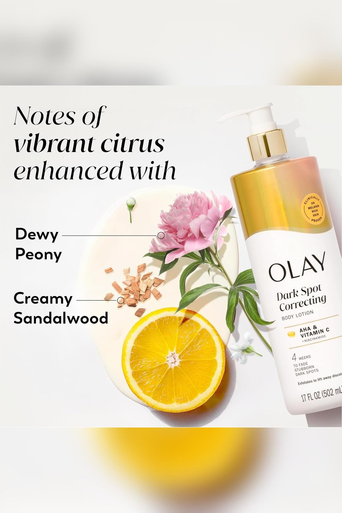 Olay AHA & Vitamin C + Niacinamide Koyu Leke Karşıtı Vücut Losyonu 502ML