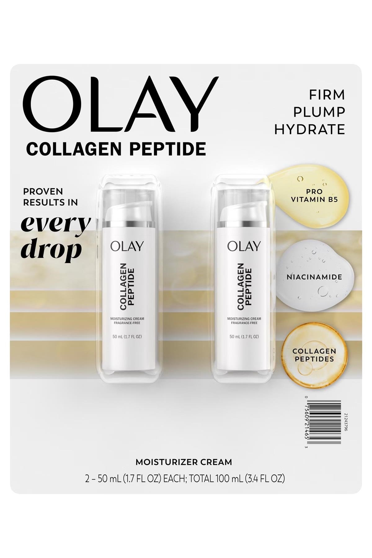 Olay Collagen Peptide Nemlendirici Yüz Kremi 2x50ML