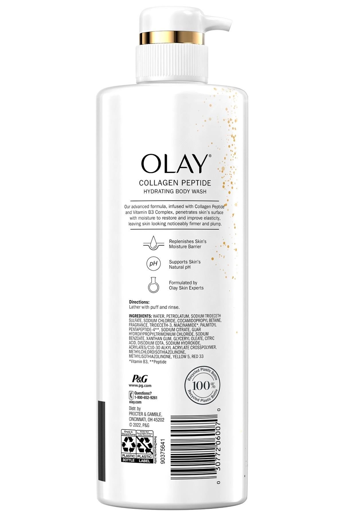 Olay Collagen Peptide ve B3 Vitamini İçerikli Nemlendirici Vücut Şampuanı 768ML