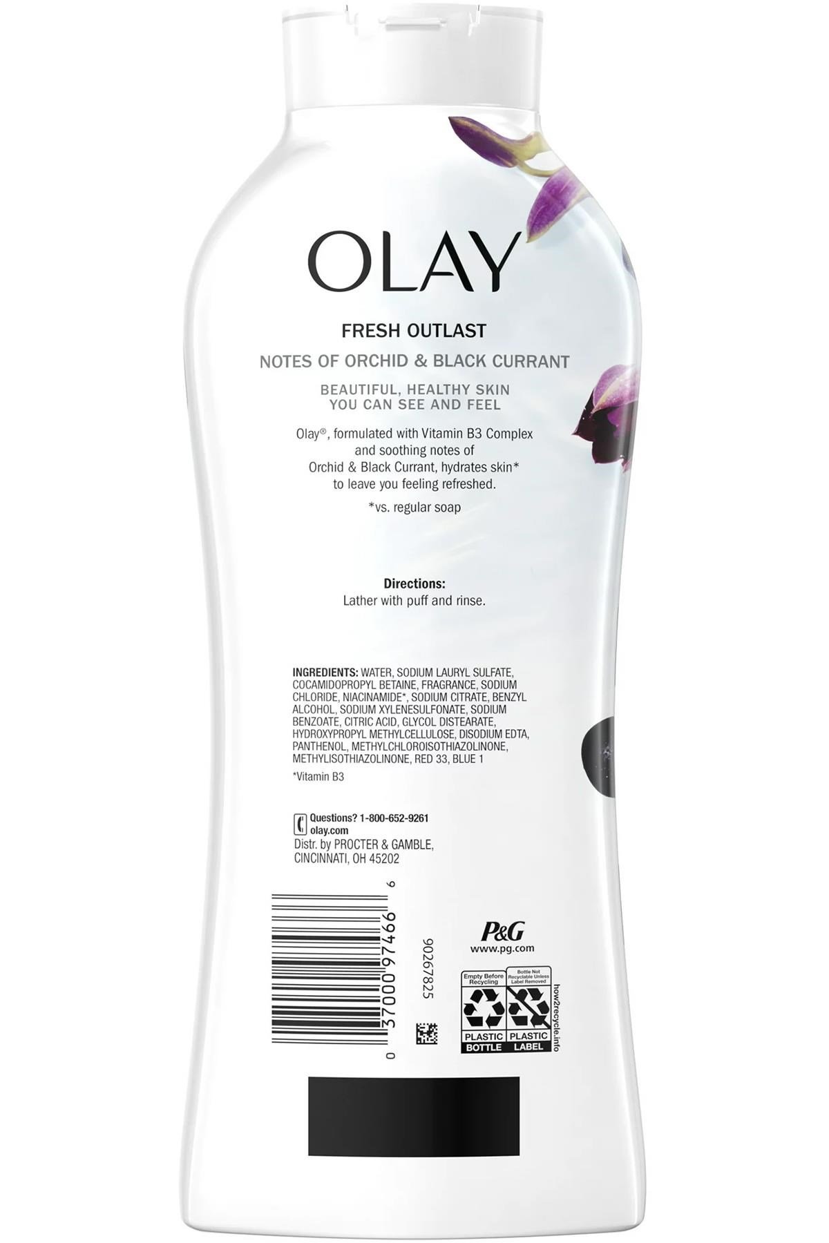 Olay Fresh Outlast Orchid & Black Currant Vücut Şampuanı 650ML