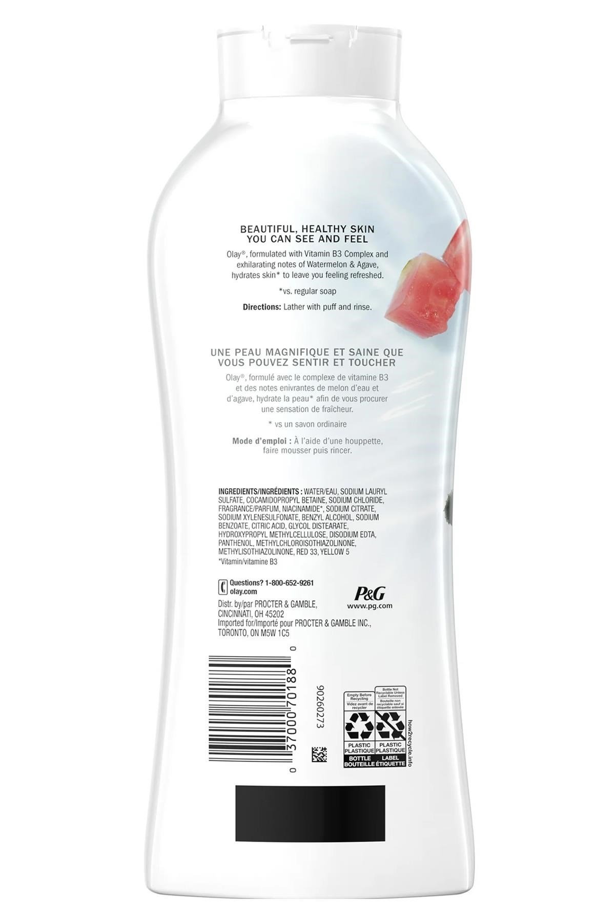 Olay Fresh Outlast Watermelon and Agave Duş Jeli 650ML
