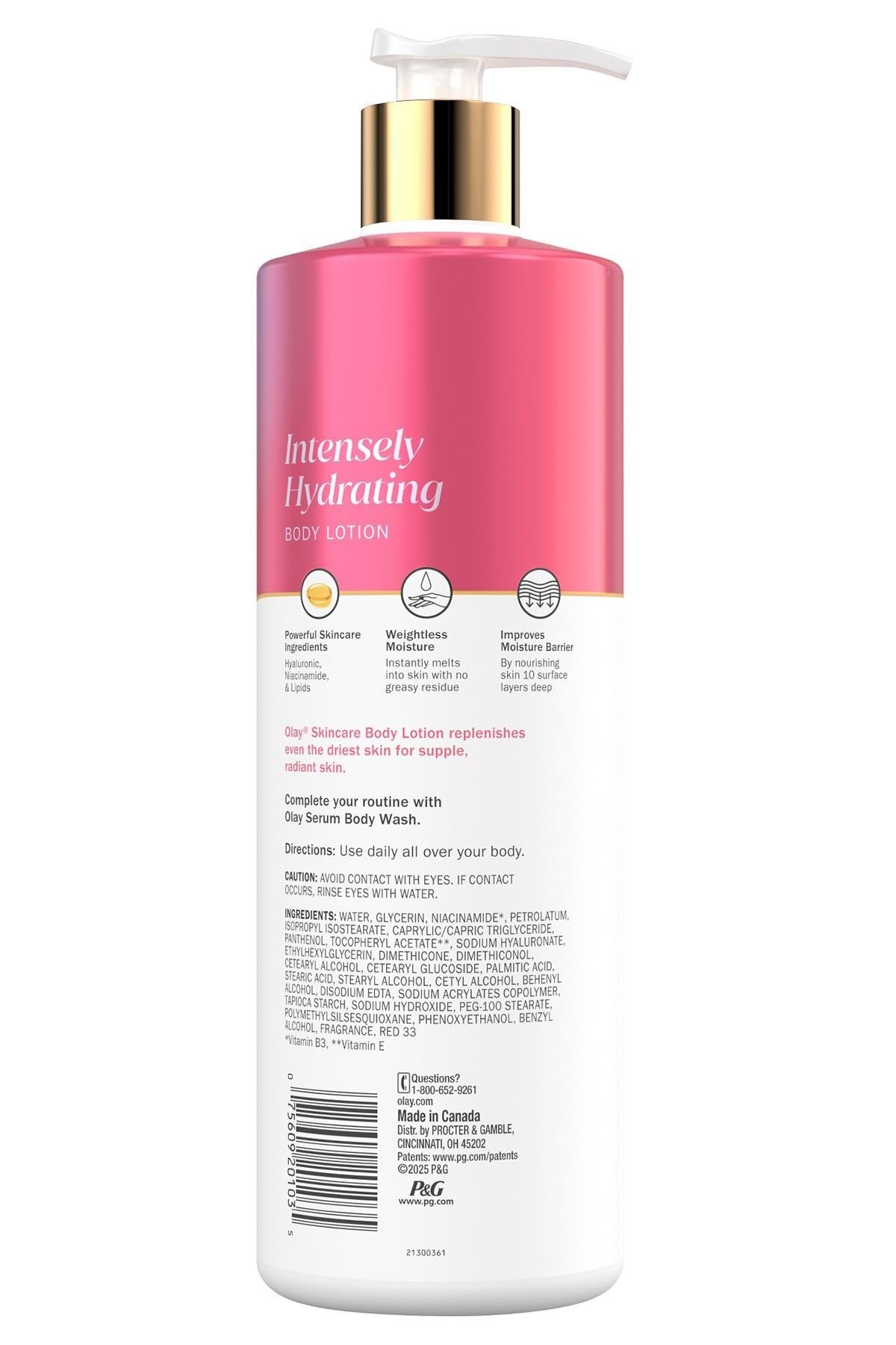 Olay Hyaluronic ve B3 Vitamini İçerikli Vücut Losyonu 502ML