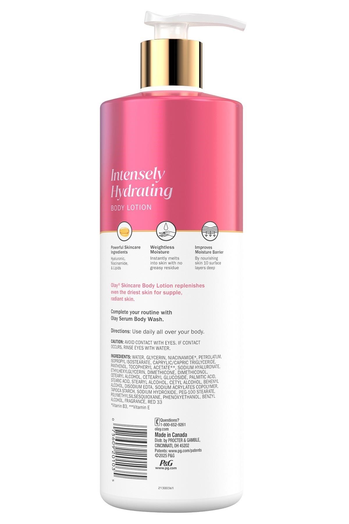 Olay Hyaluronic ve B3 Vitamini İçerikli Vücut Losyonu 502ML