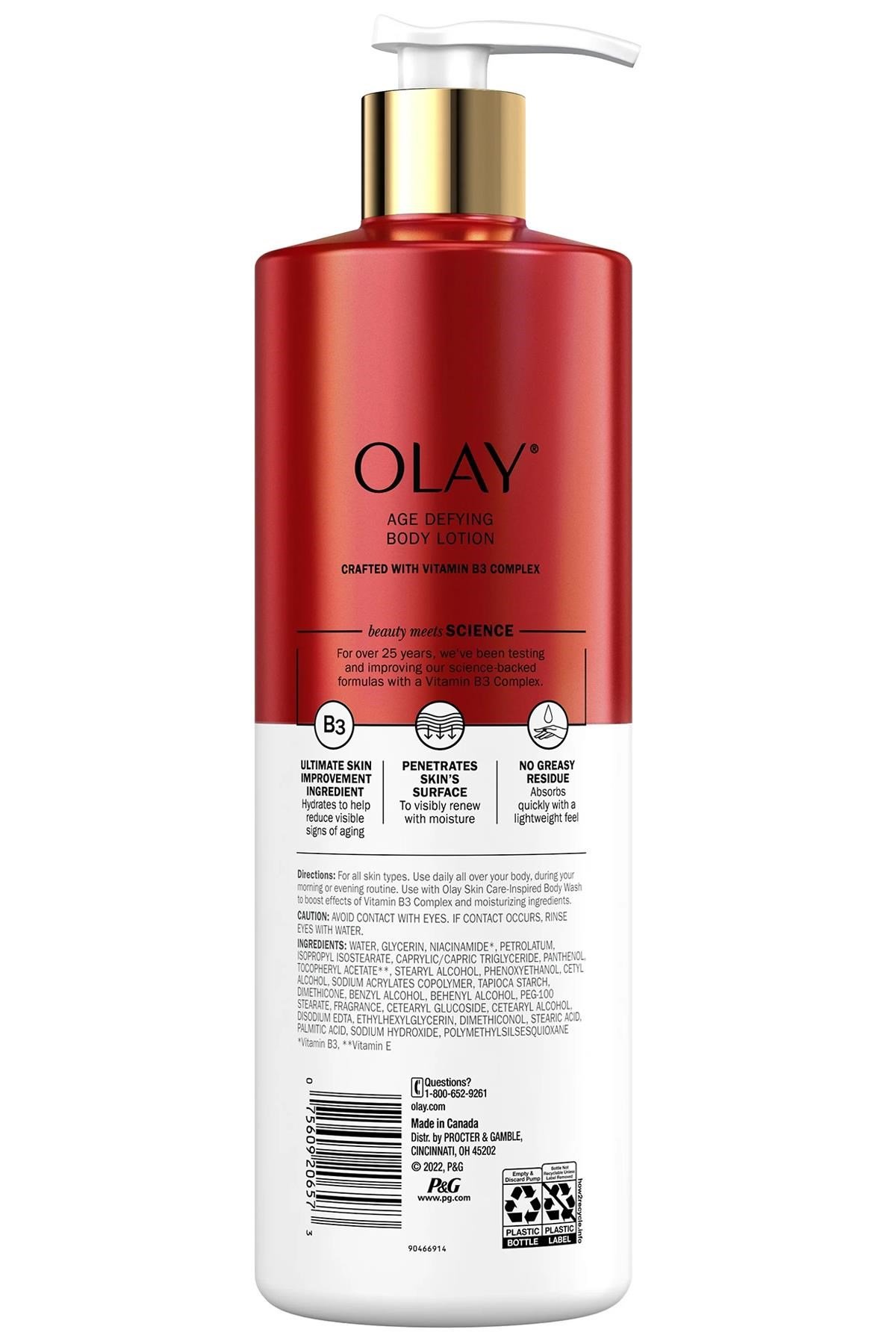 Olay Niacinamide ve B3 Vitamini İçerikli Vücut Losyonu 502ML