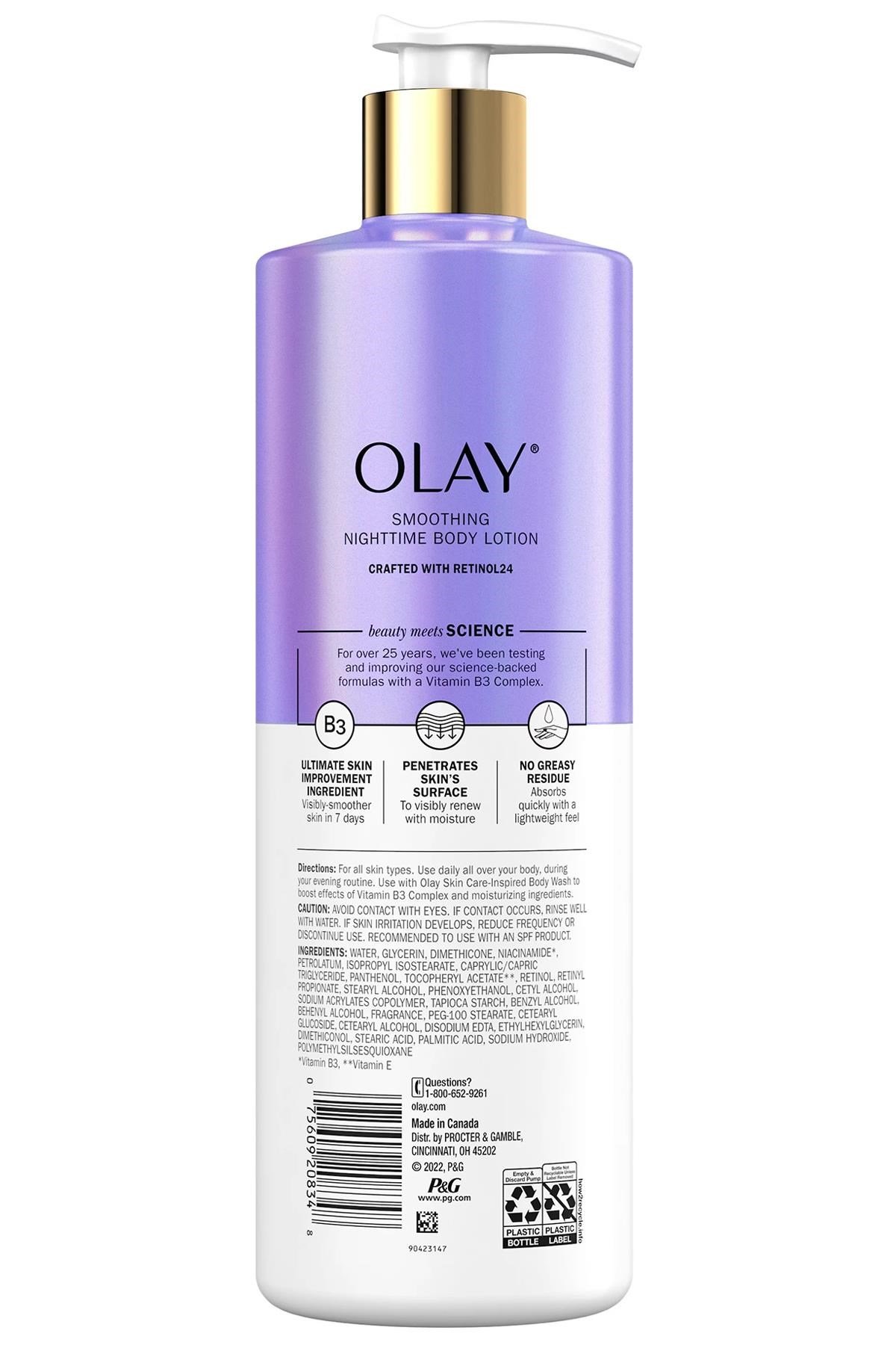Olay Retinol 24 ve B3 Vitamini İçerikli Vücut Losyonu 502ML