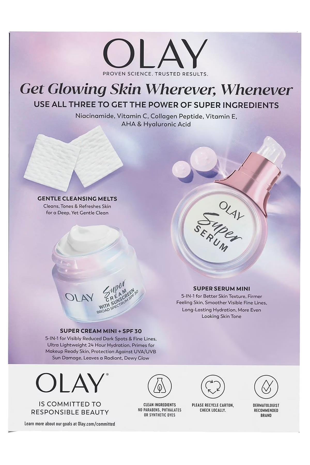 Olay Super Glow Essentials Mini Cilt Bakım Seti