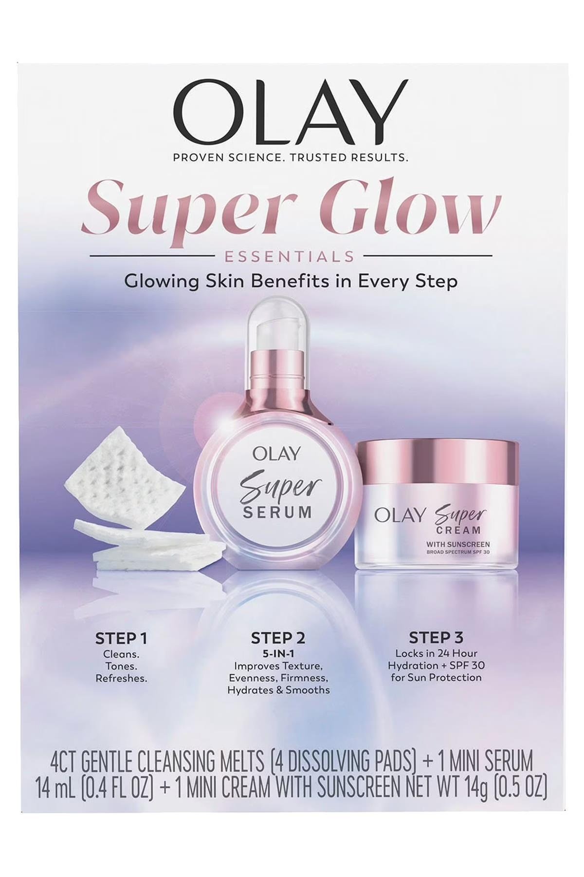 Olay Super Glow Essentials Mini Cilt Bakım Seti