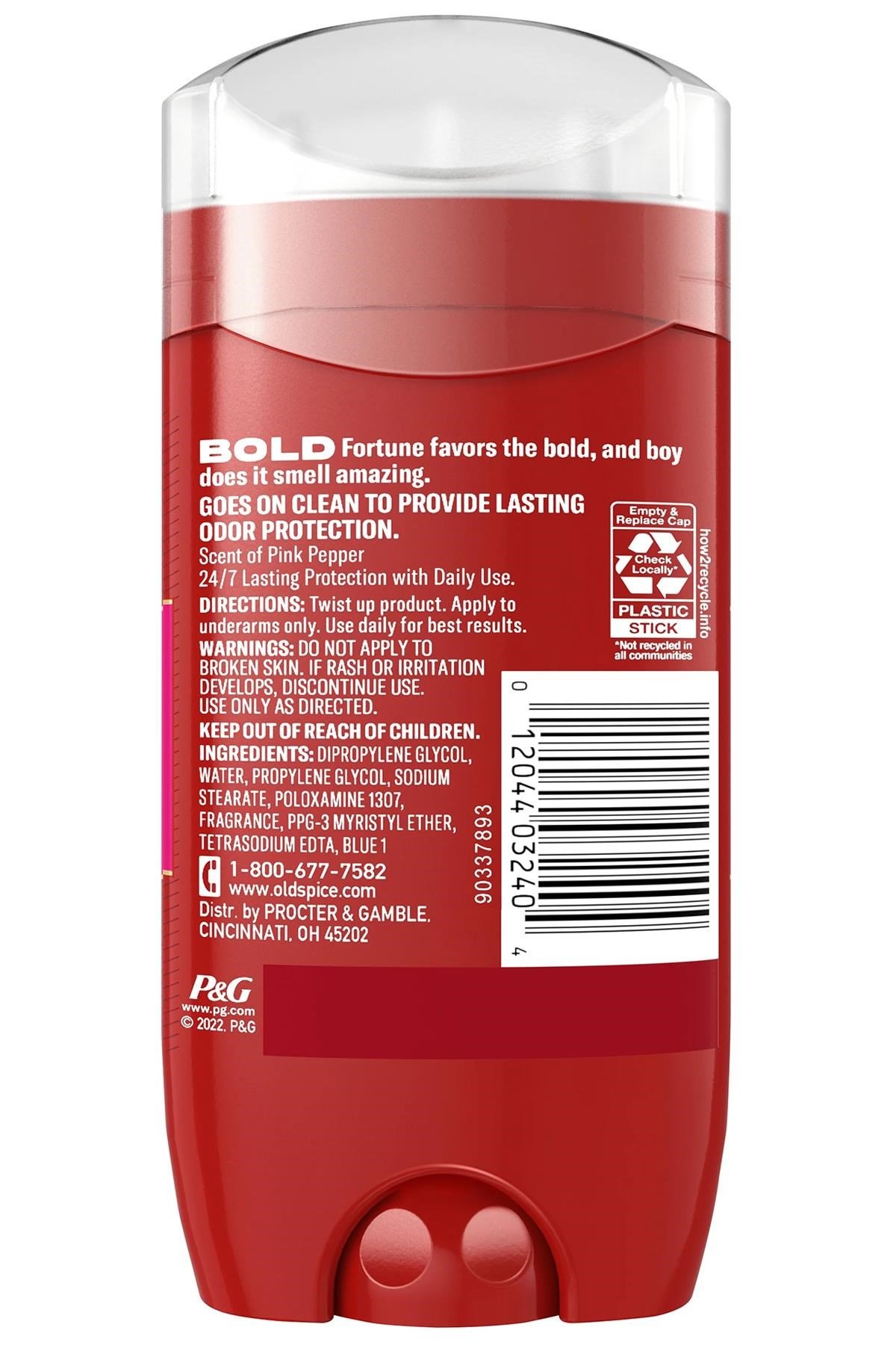 Old Spice Bold Alüminyumsuz Stick Deodorant 85GR