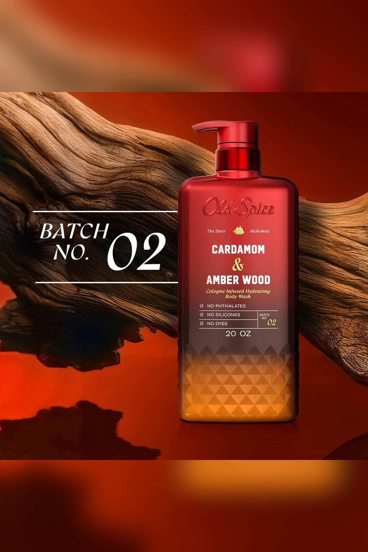 Old Spice Cardamom & Amber Wood Duş Jeli 591ML