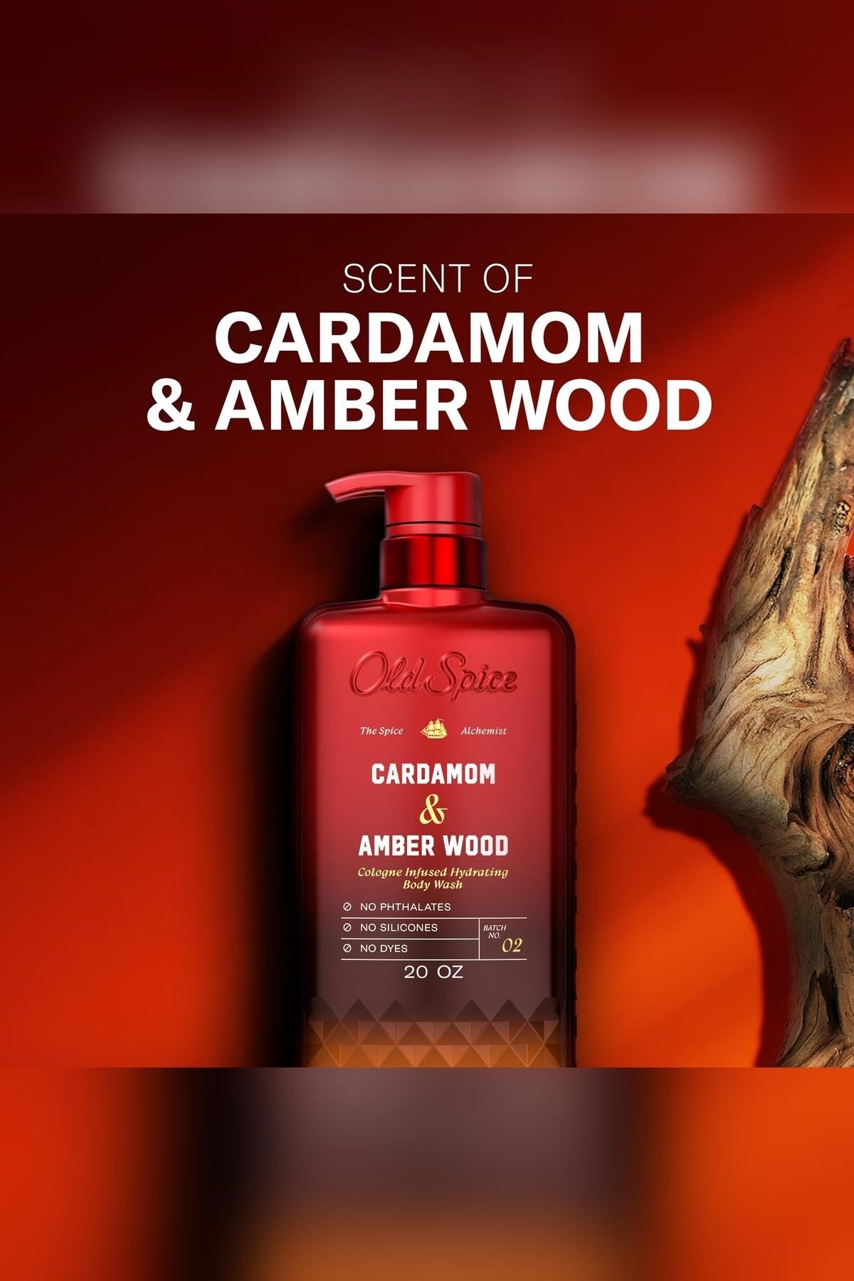 Old Spice Cardamom & Amber Wood Duş Jeli 591ML