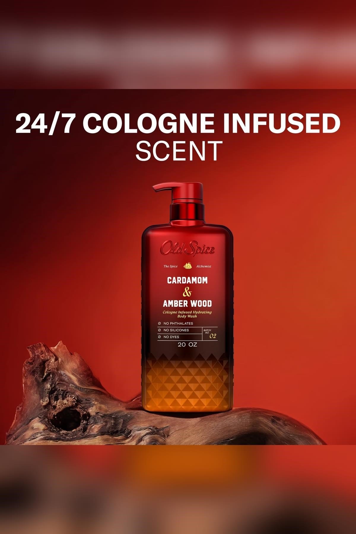 Old Spice Cardamom & Amber Wood Duş Jeli 591ML