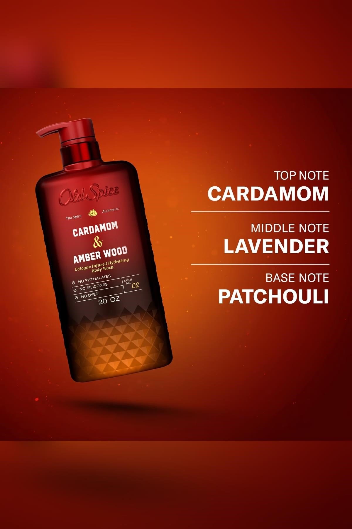 Old Spice Cardamom & Amber Wood Duş Jeli 591ML