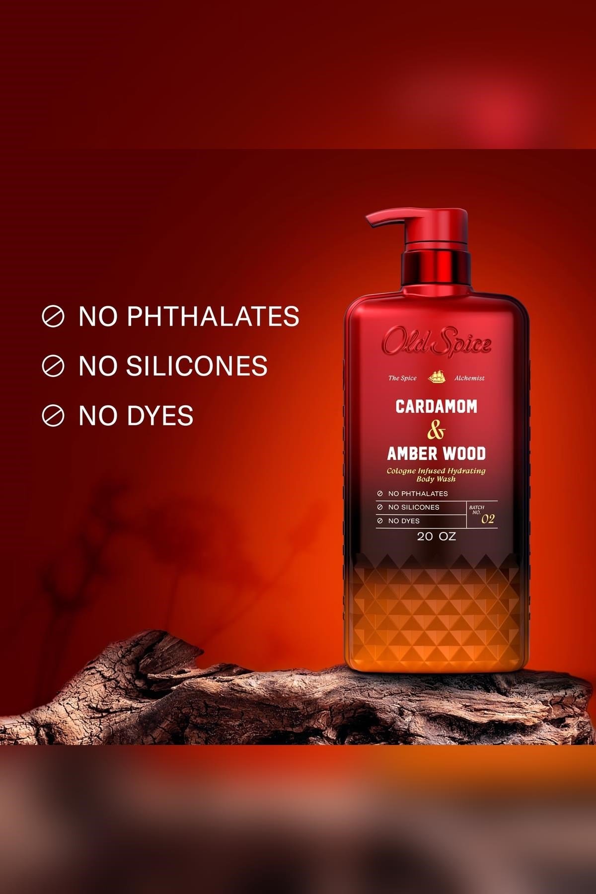 Old Spice Cardamom & Amber Wood Duş Jeli 591ML