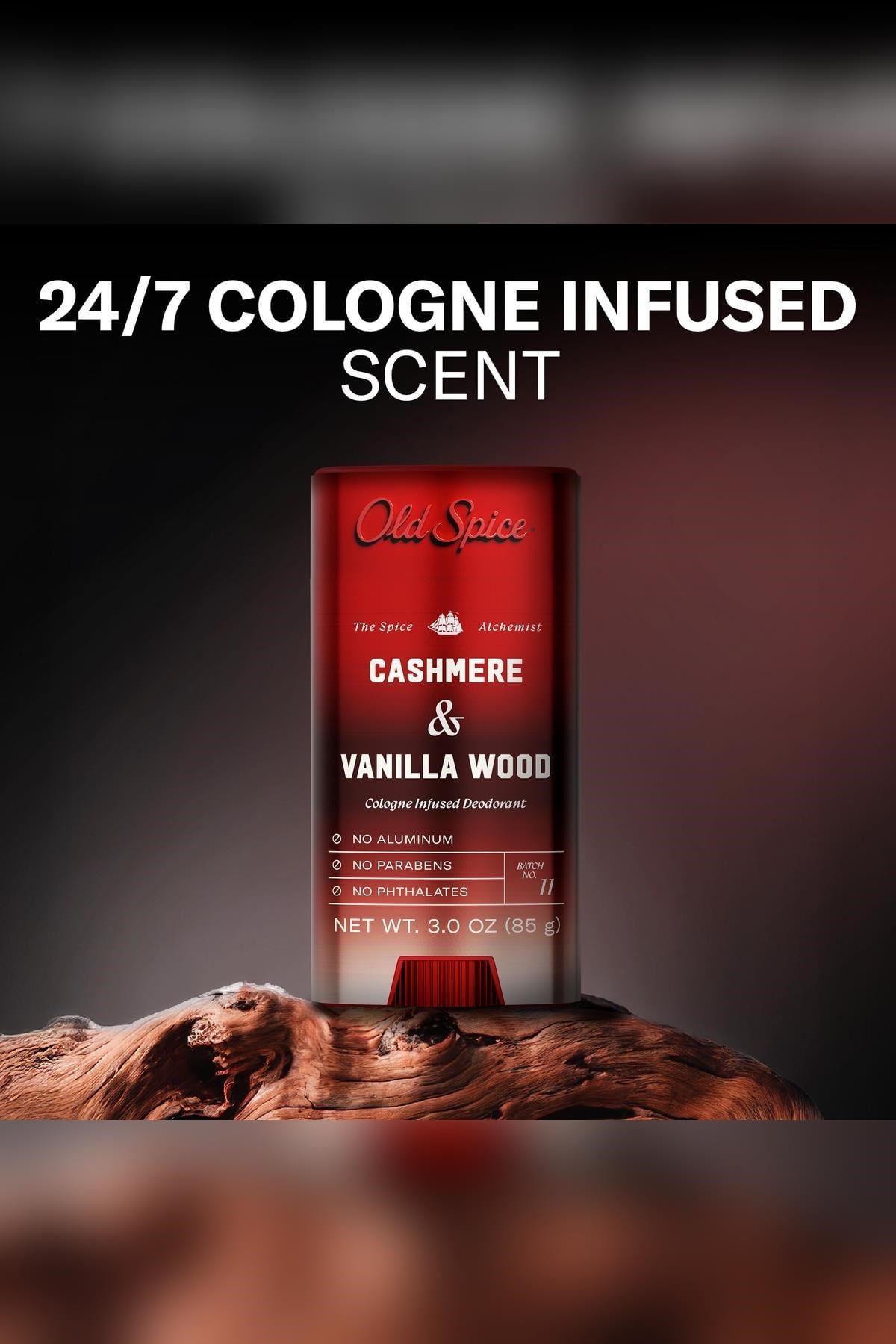 Old Spice Cashmere & Vanilla Wood Alüminyumsuz Stick Deodorant 85GR