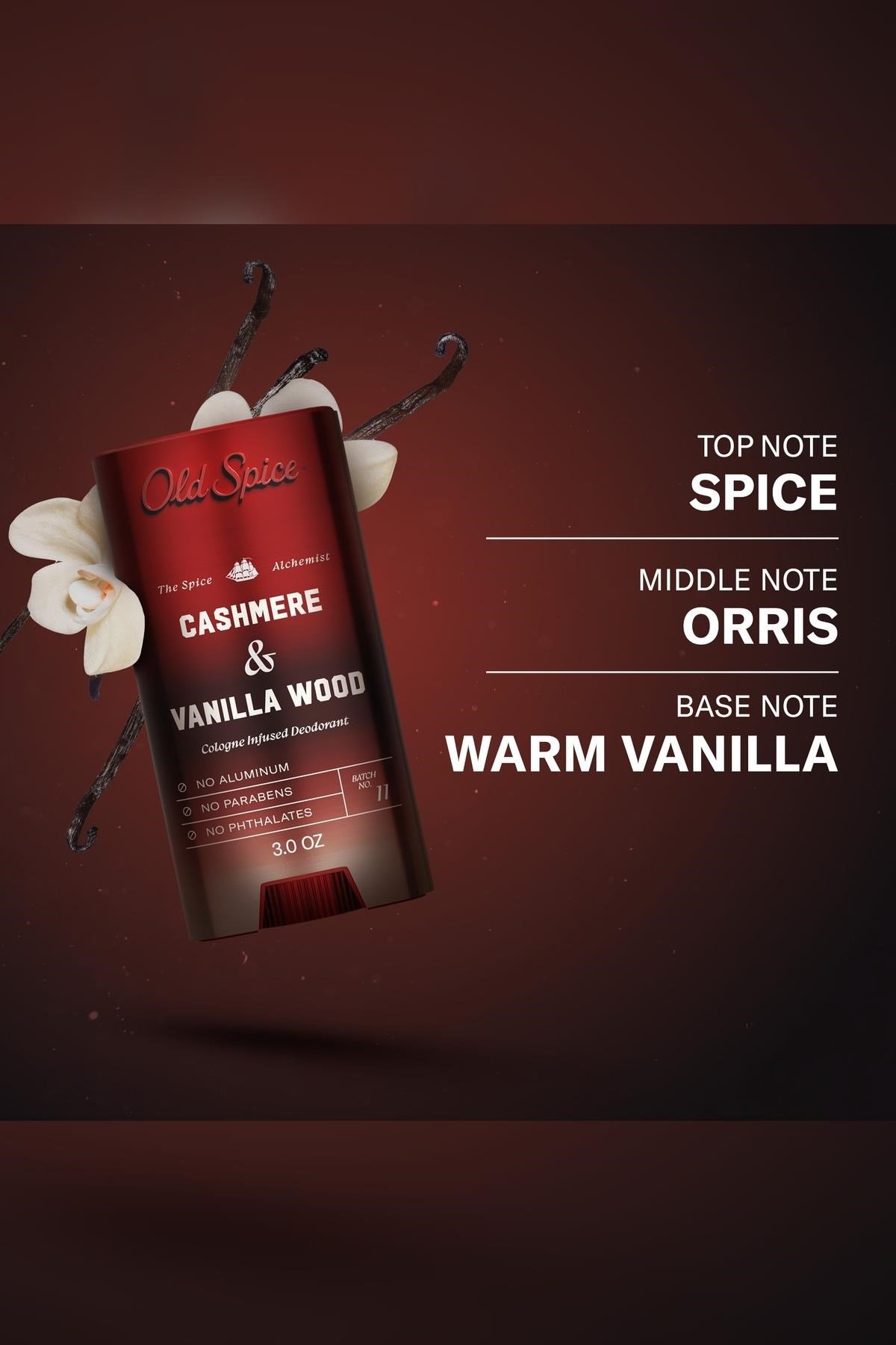 Old Spice Cashmere & Vanilla Wood Alüminyumsuz Stick Deodorant 85GR
