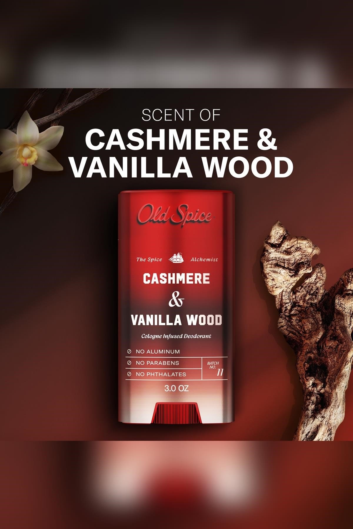 Old Spice Cashmere & Vanilla Wood Alüminyumsuz Stick Deodorant 85GR