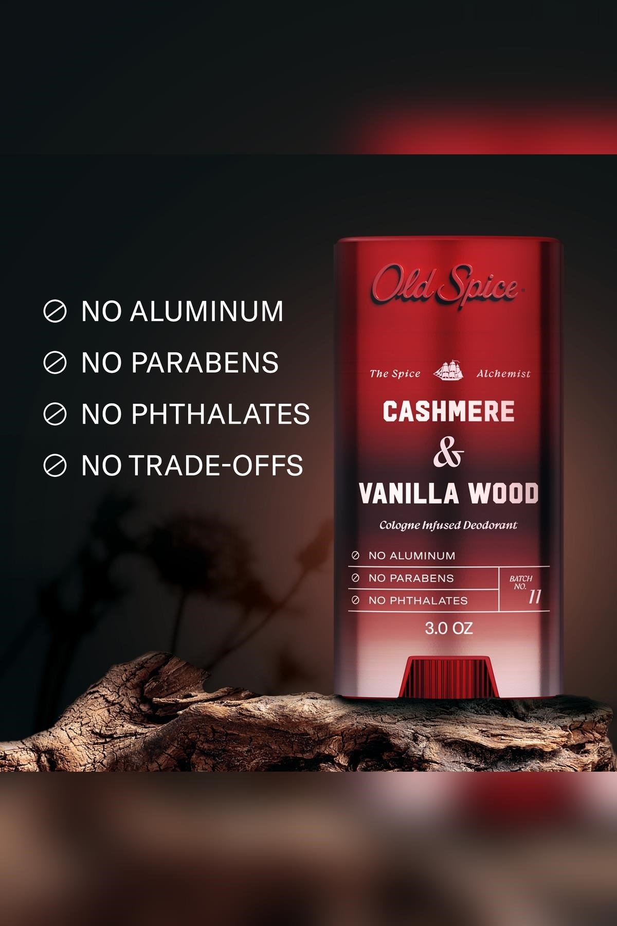 Old Spice Cashmere & Vanilla Wood Alüminyumsuz Stick Deodorant 85GR