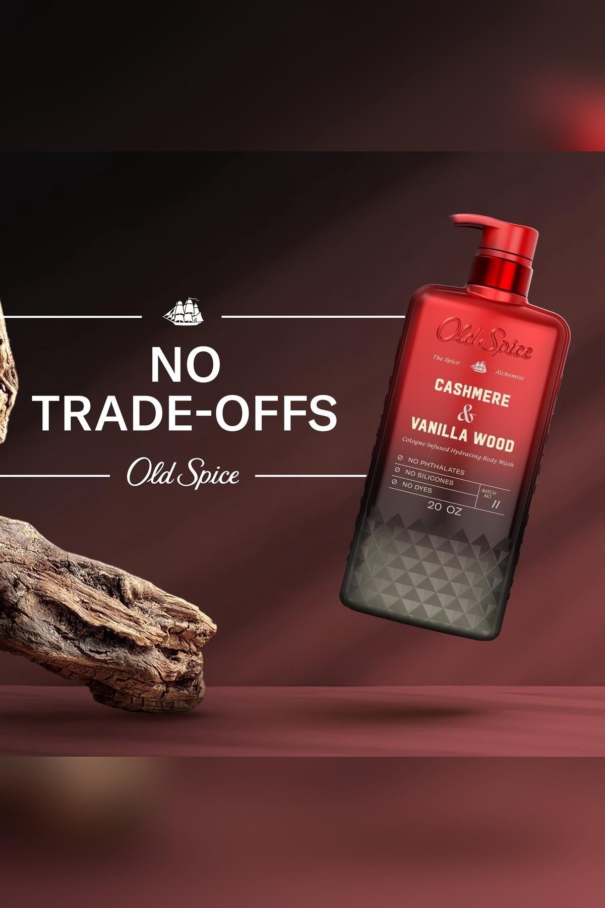 Old Spice Cashmere & Vanilla Wood Duş Jeli 591ML