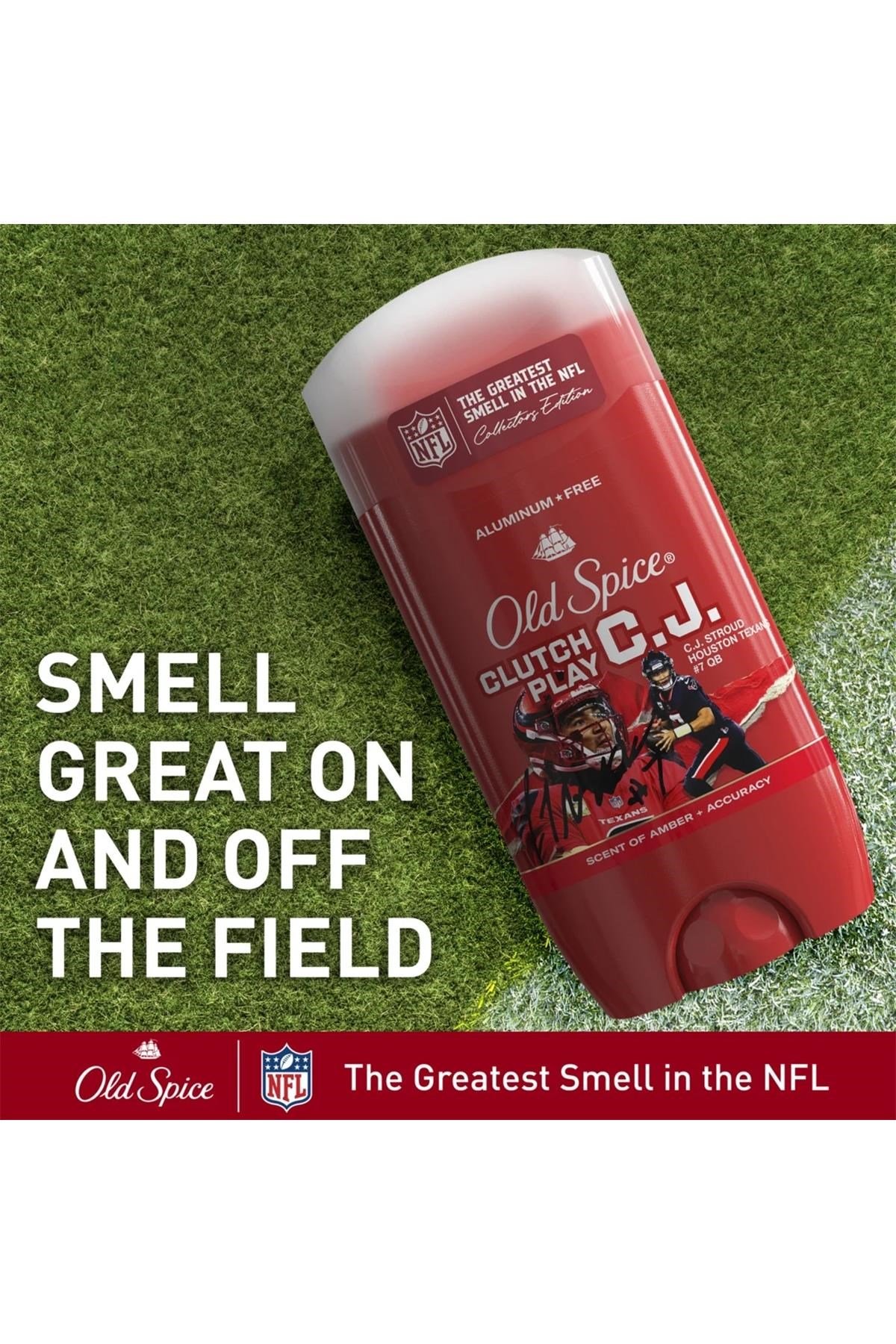 Old Spice Clutch Play CJ Stroud Alüminyumsuz Stick Deodorant 85GR