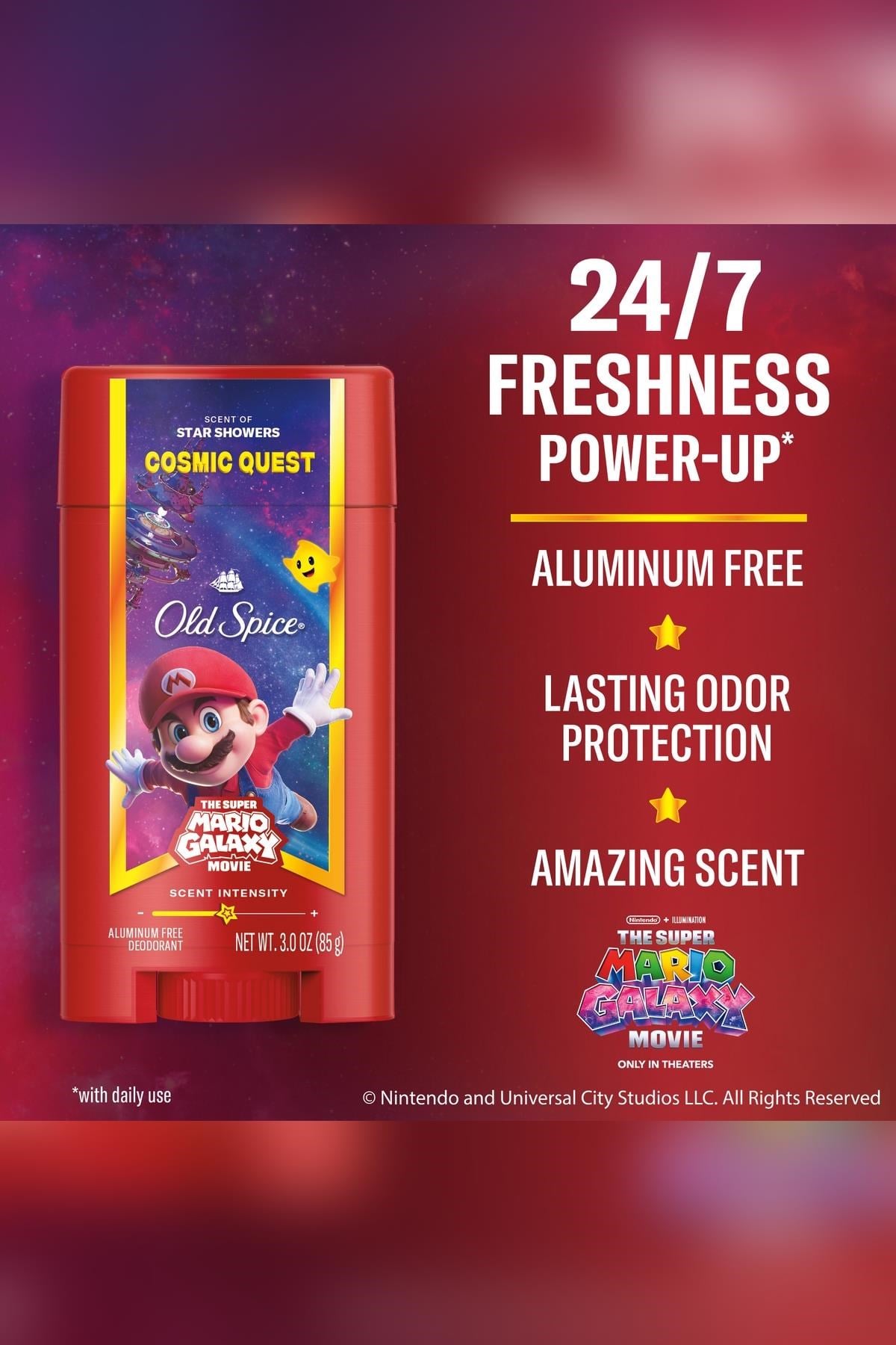 Old Spice Cosmic Quest Alüminyumsuz Stick Deodorant 85GR