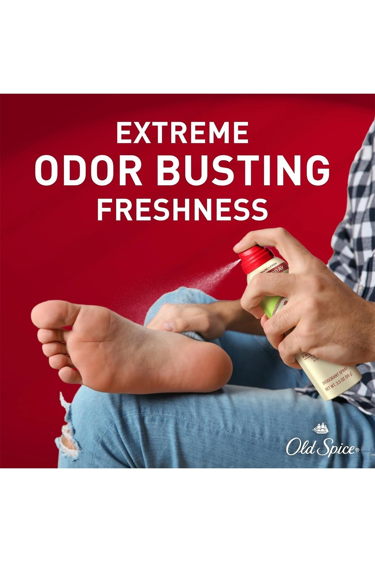 Old Spice Cucumber + Avocado Alüminyumsuz Tüm Vücut Sprey Deodorant 99GR