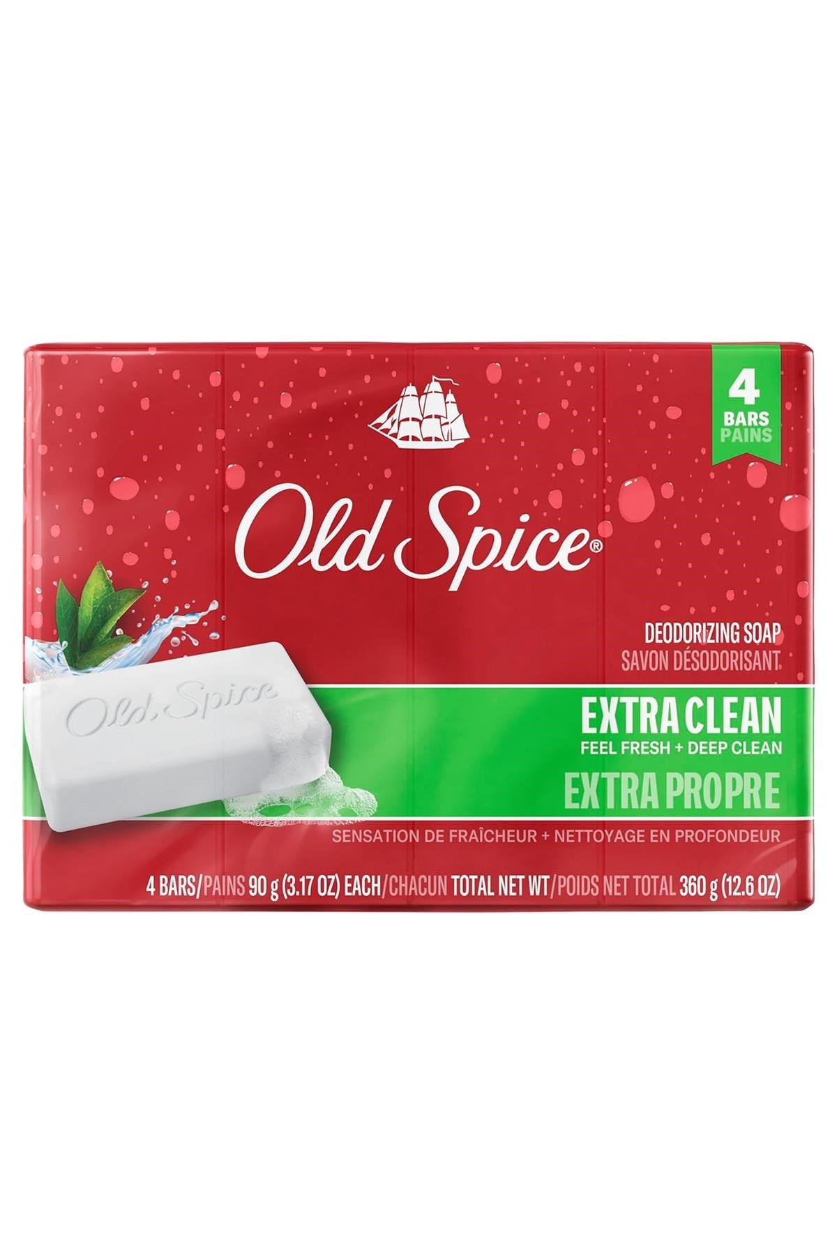 Old Spice Extra Clean Banyo Sabunu 4x90GR