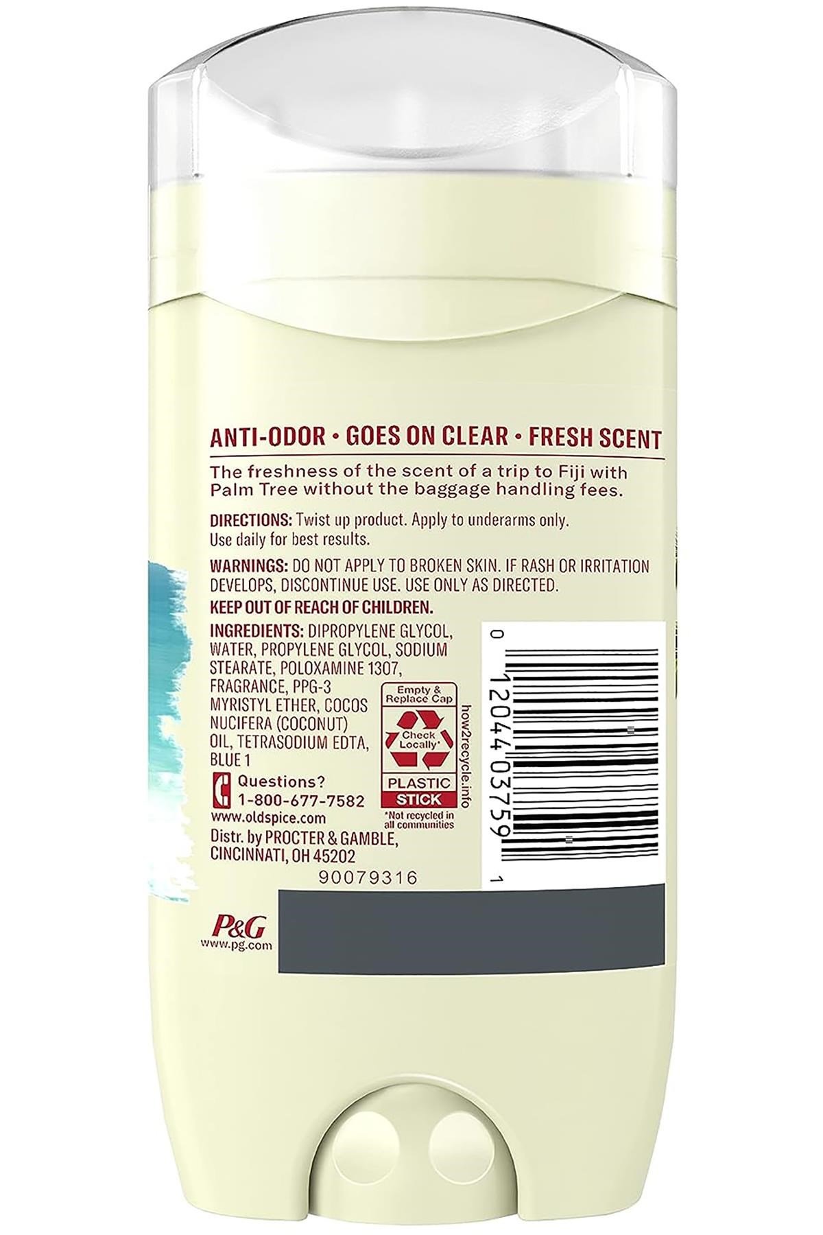 Old Spice Fiji Palm Tree Alüminyumsuz Stick Deodorant 85GR