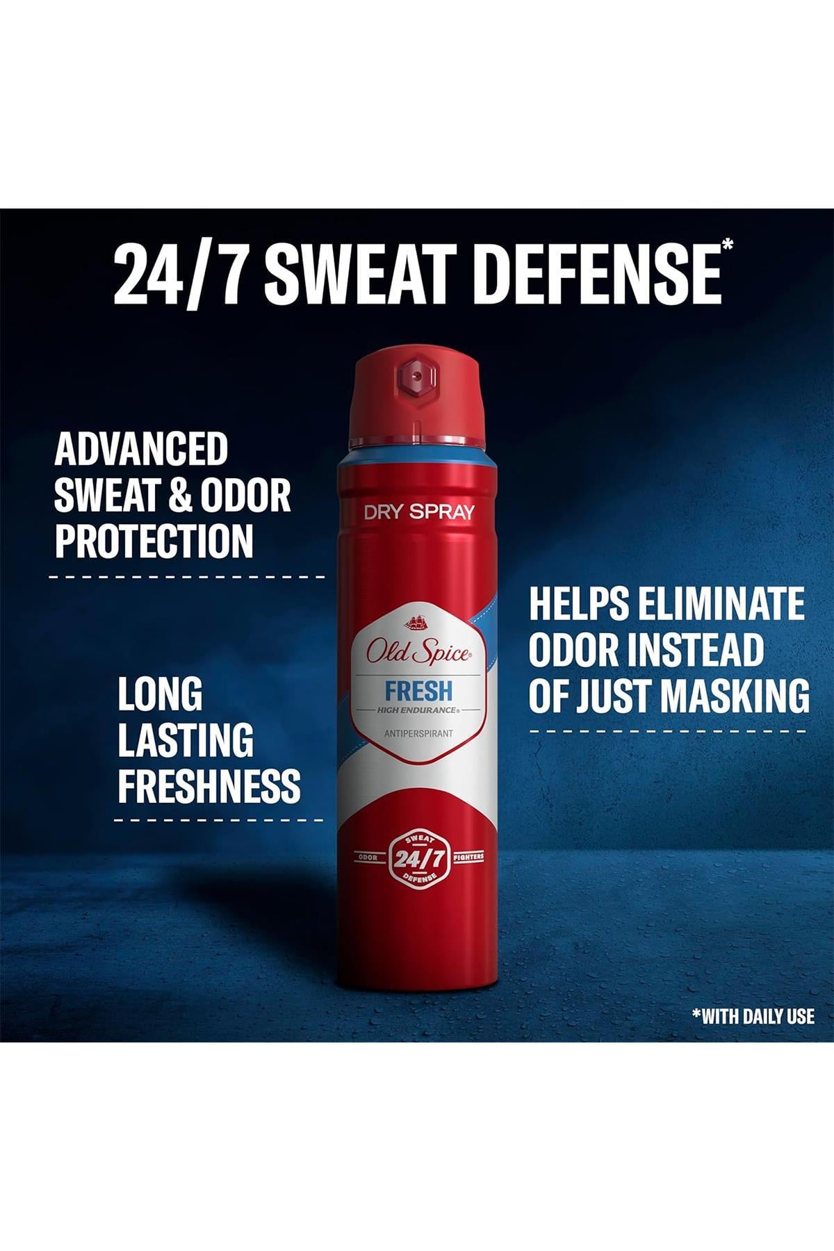 Old Spice Fresh Antiperspirant Sprey Deodorant 122GR