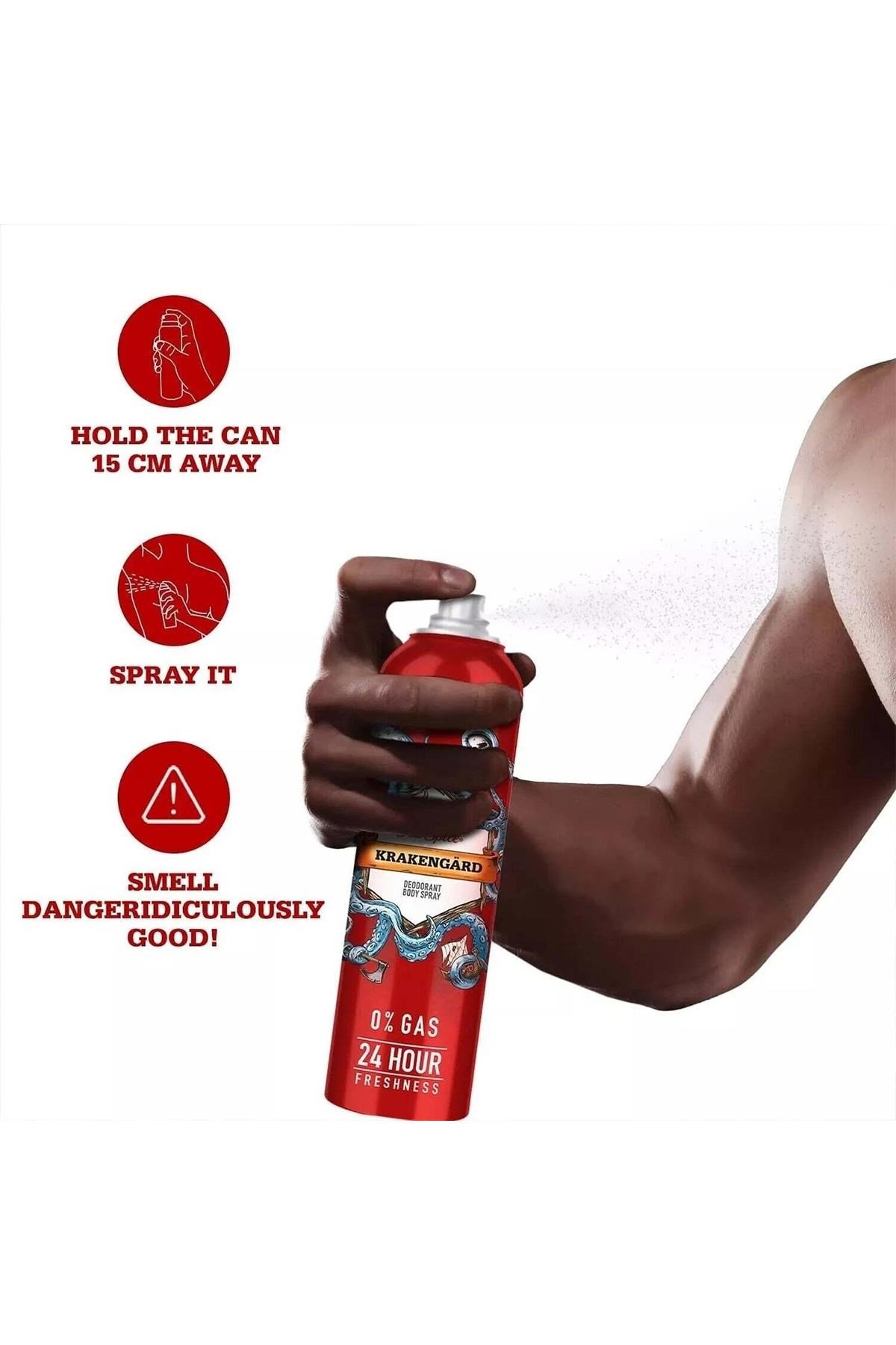 Old Spice Krakengard Erkek Deodorant Vücut Spreyi 140ML