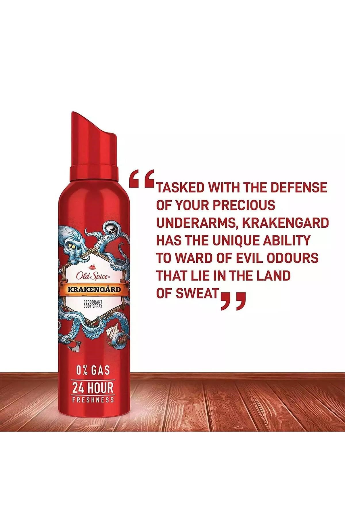 Old Spice Krakengard Erkek Deodorant Vücut Spreyi 140ML