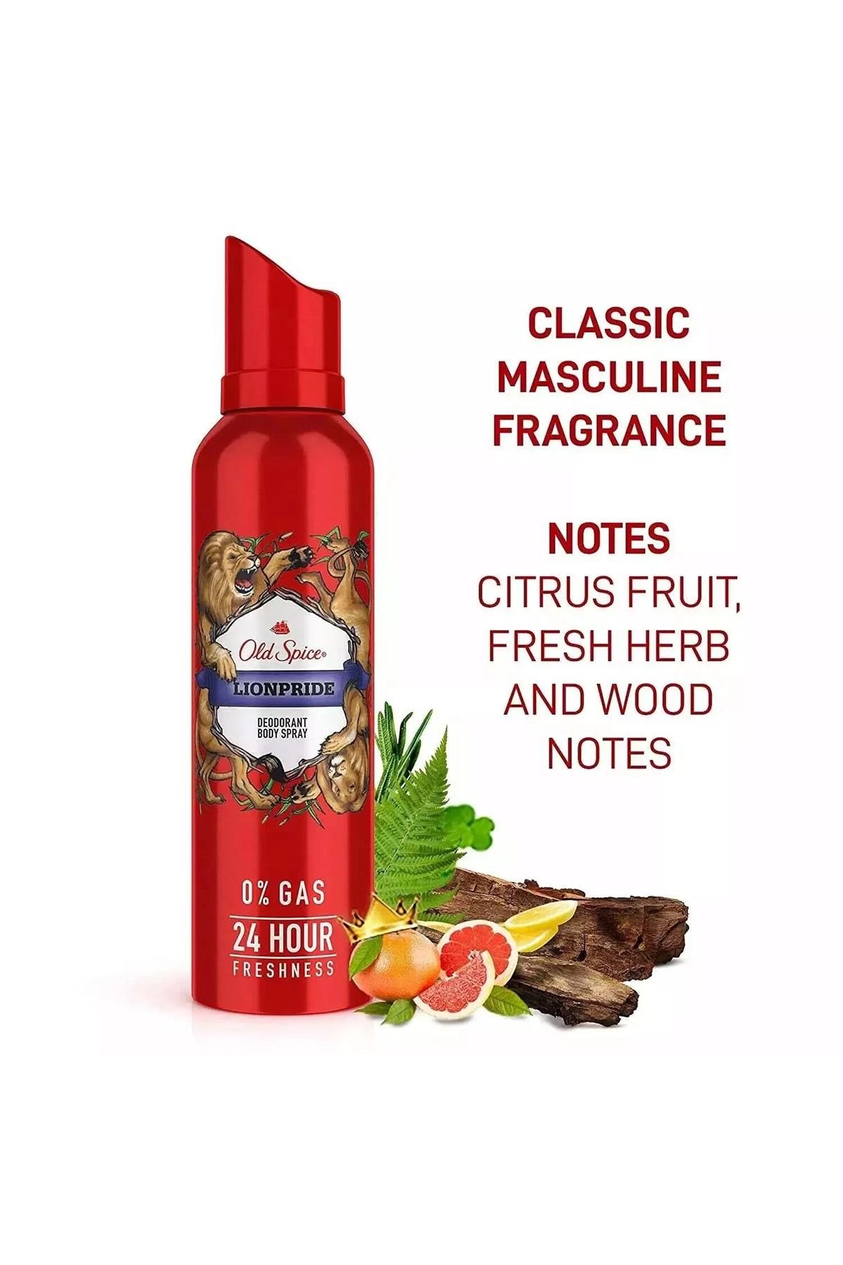 Old Spice Lionpride Erkek Deodorant Vücut Spreyi 140ML