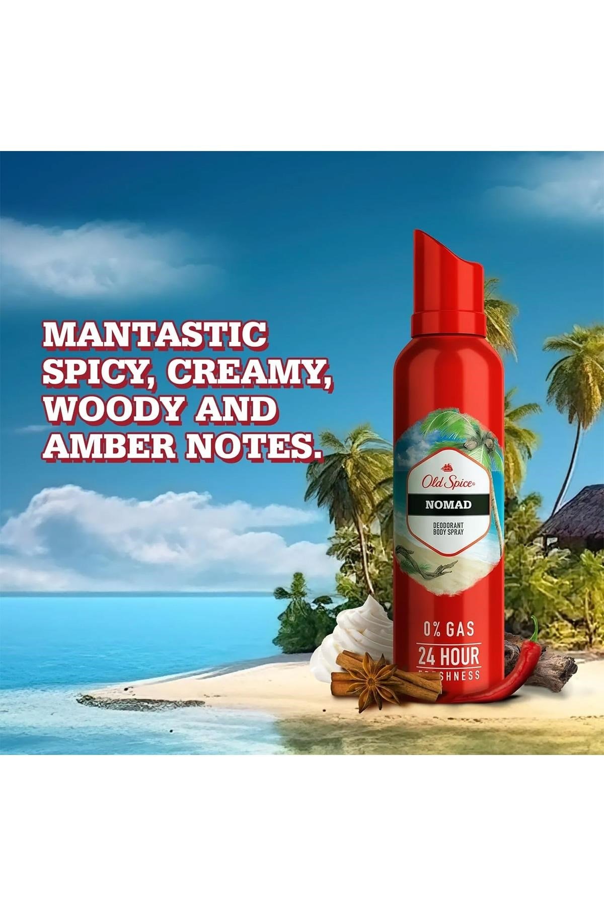 Old Spice Nomad Erkek Deodorant Vücut Spreyi 140ML