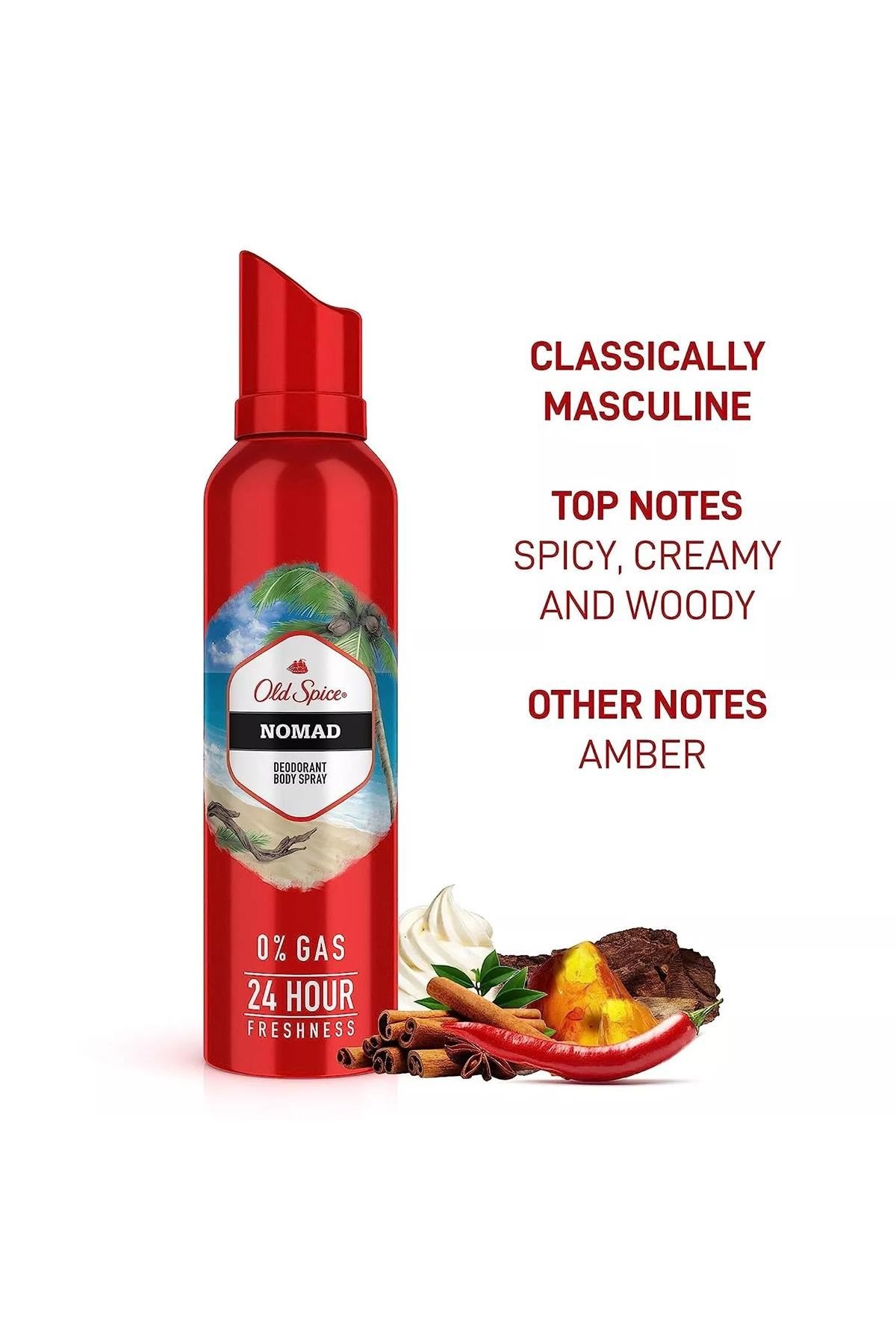 Old Spice Nomad Erkek Deodorant Vücut Spreyi 140ML