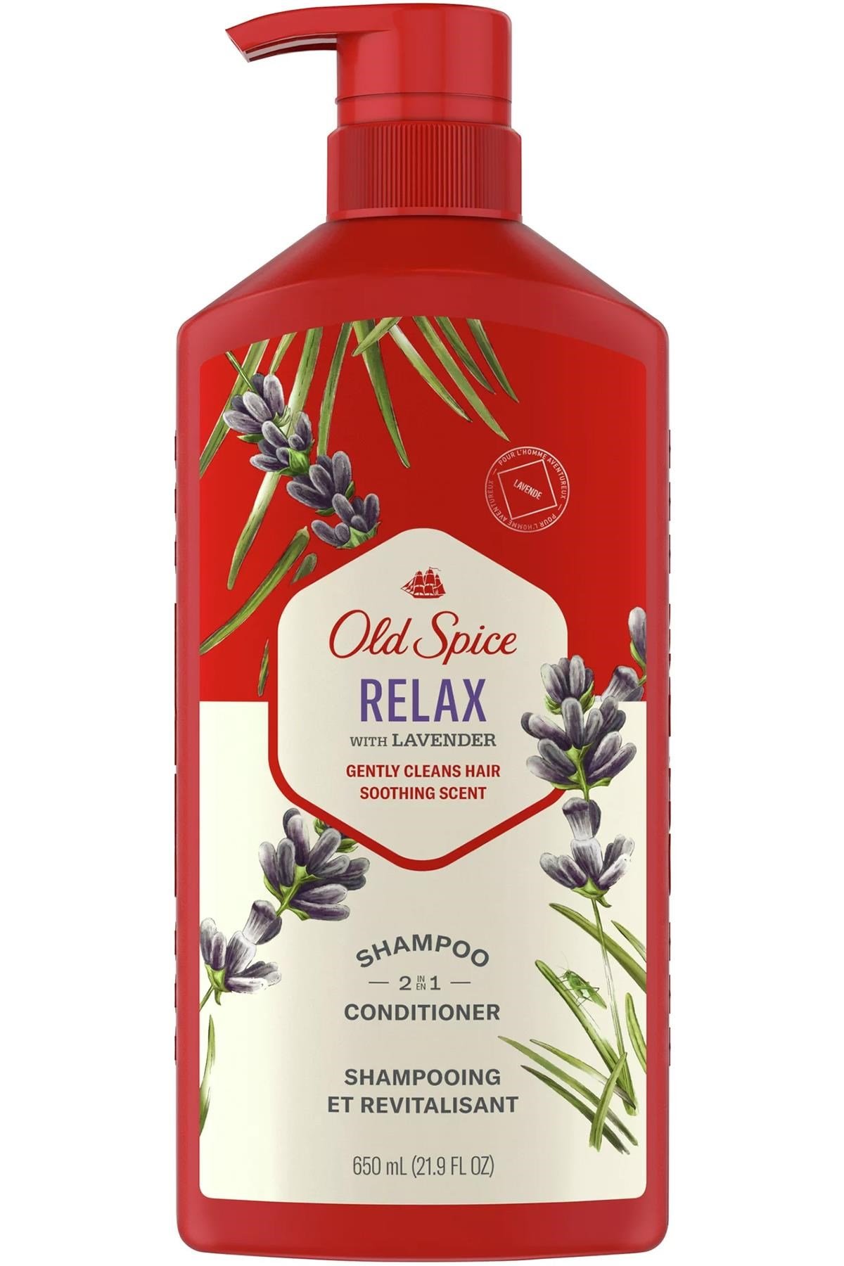 Old Spice Relax With Lavender 2in1 Şampuan ve Saç Kremi 650ML