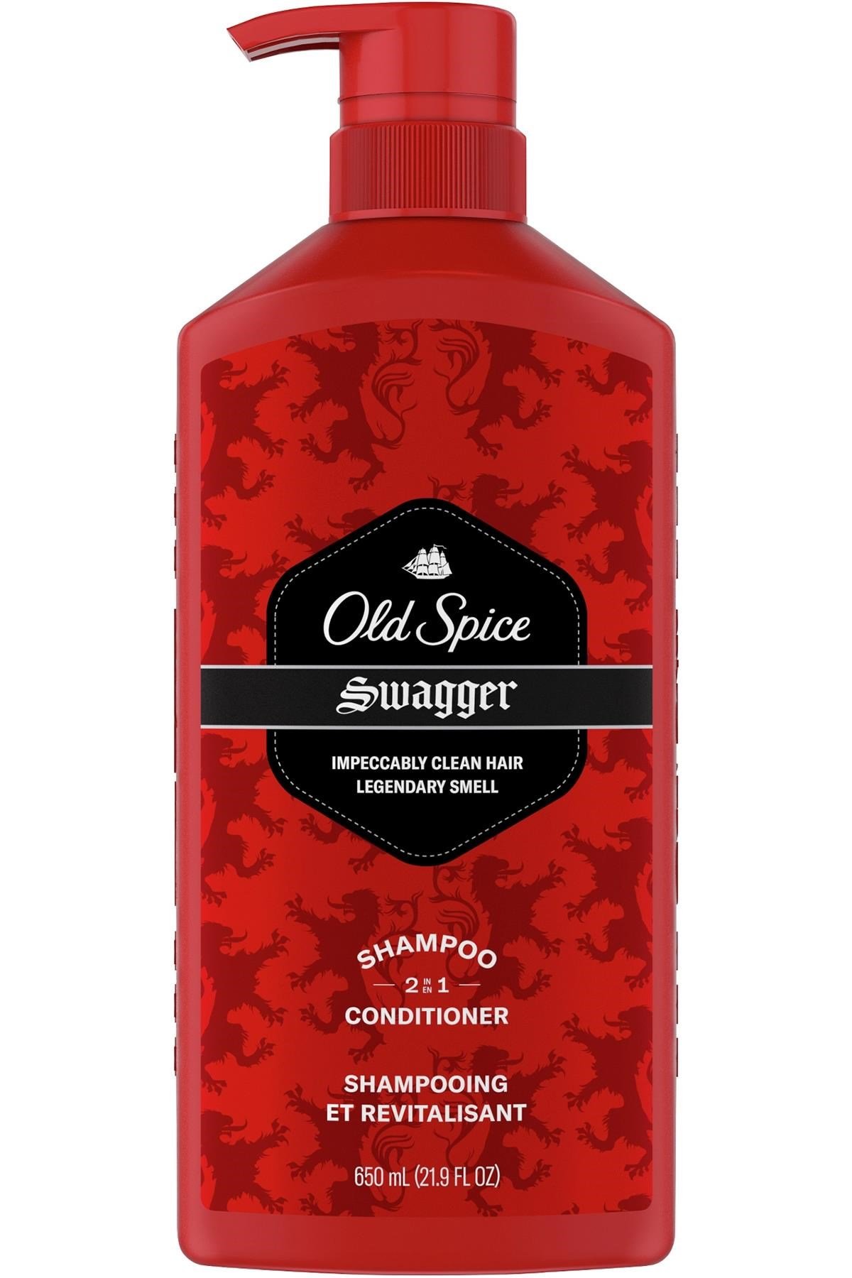 Old Spice Swagger 2'si 1 Arada Şampuan ve Saç Kremi 650ML