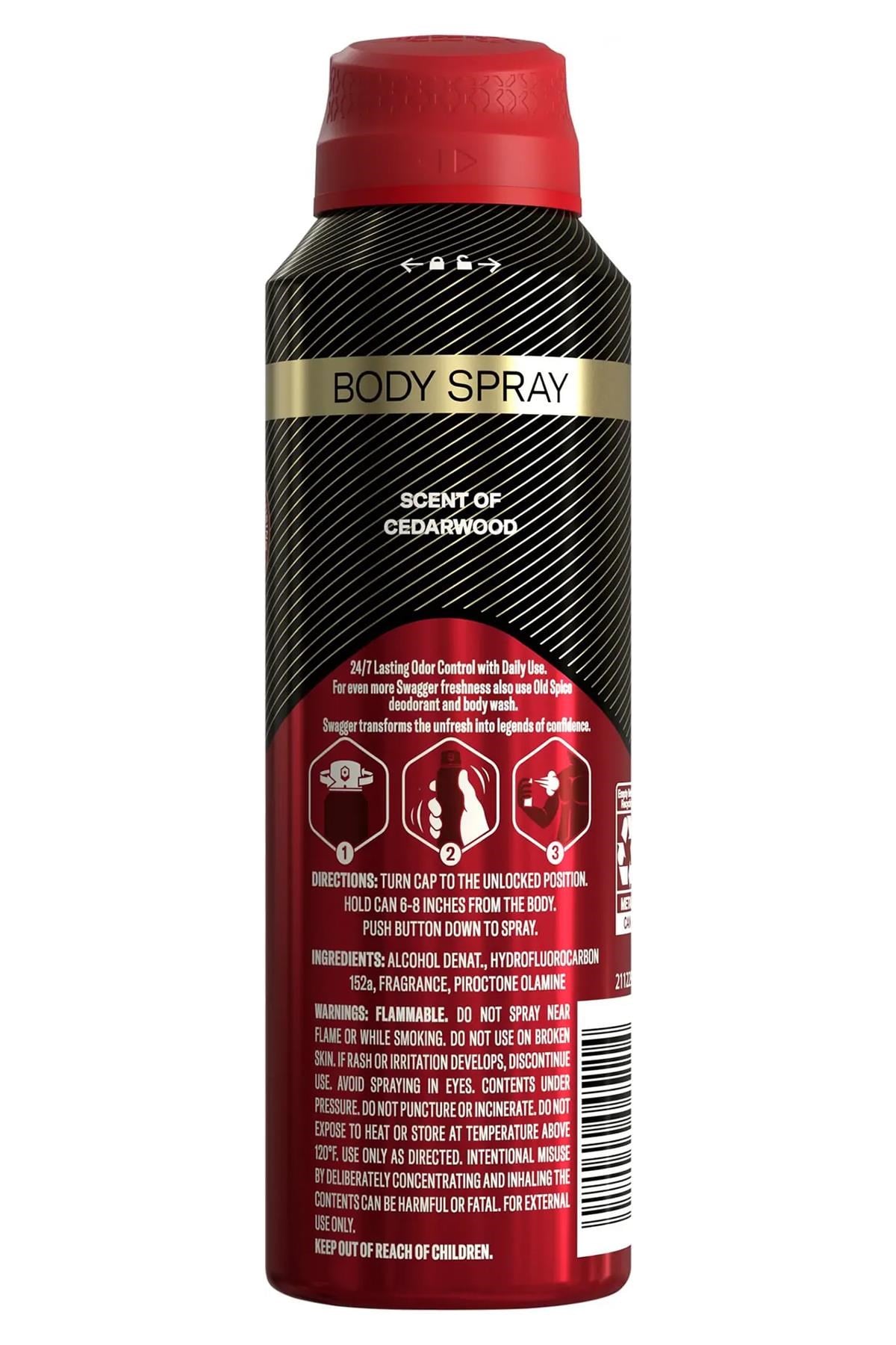 Old Spice Swagger Alüminyumsuz Sprey Deodorant 144GR