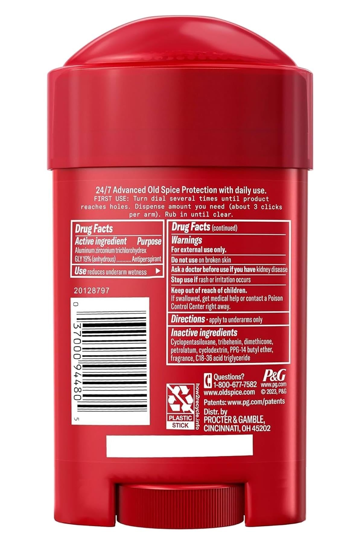 Old Spice Sweat Defense Swagger Antiperspirant Stick Deodorant 73GR