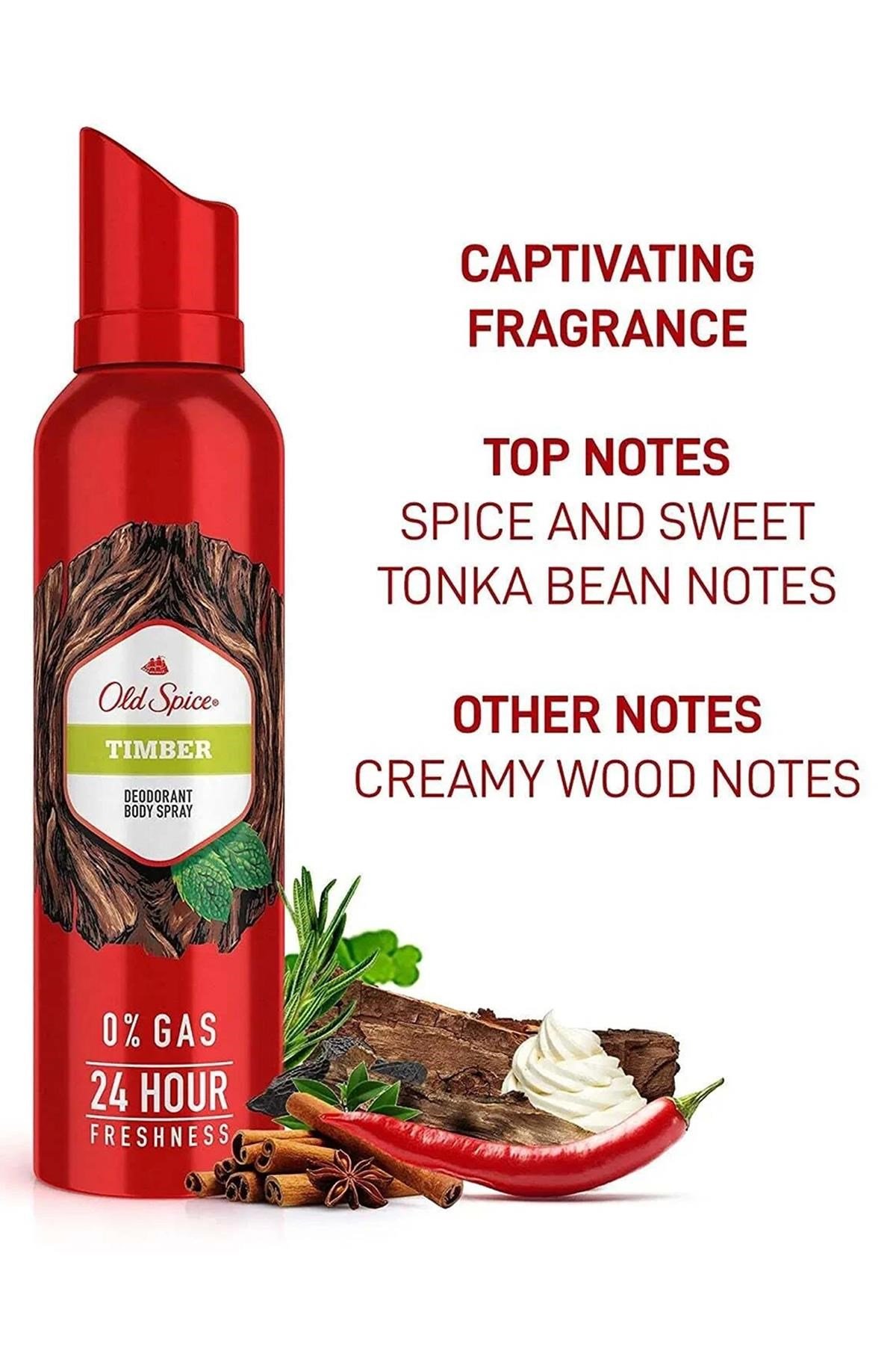 Old Spice Timber Erkek Deodorant Vücut Spreyi 140ML