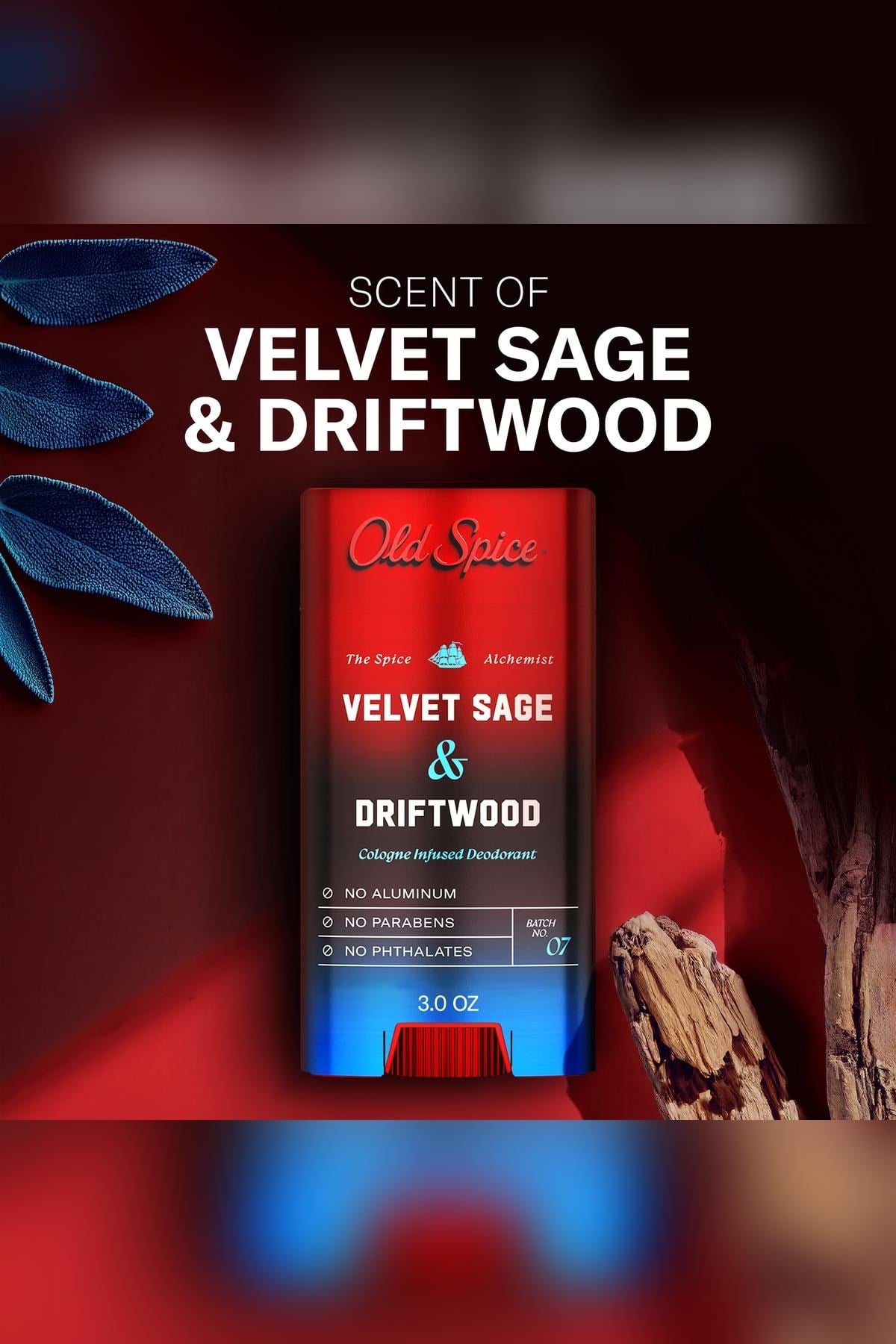 Old Spice Velvet Sage & Driftwood Alüminyumsuz Stick Deodorant 85GR