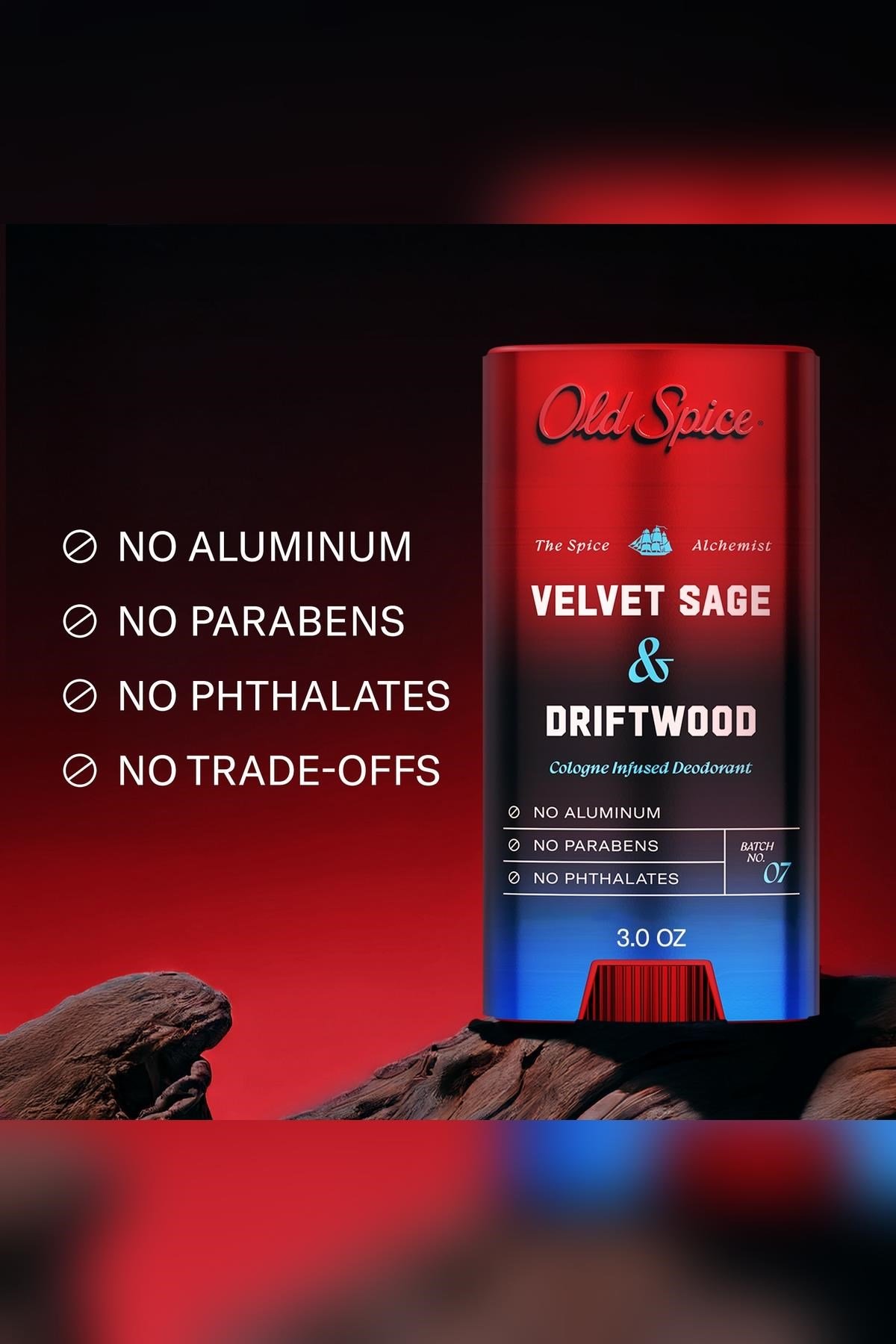 Old Spice Velvet Sage & Driftwood Alüminyumsuz Stick Deodorant 85GR