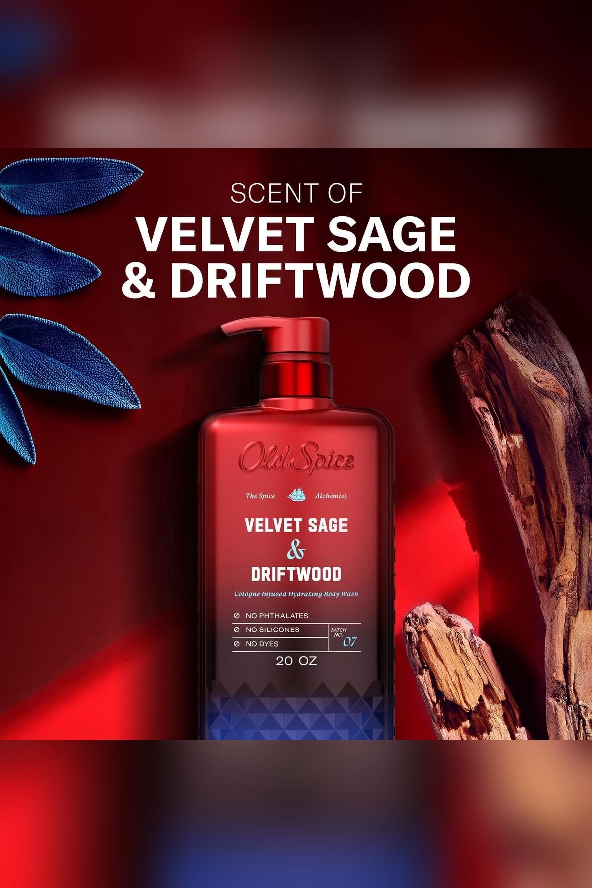 Old Spice Velvet Sage & Driftwood Duş Jeli 591ML