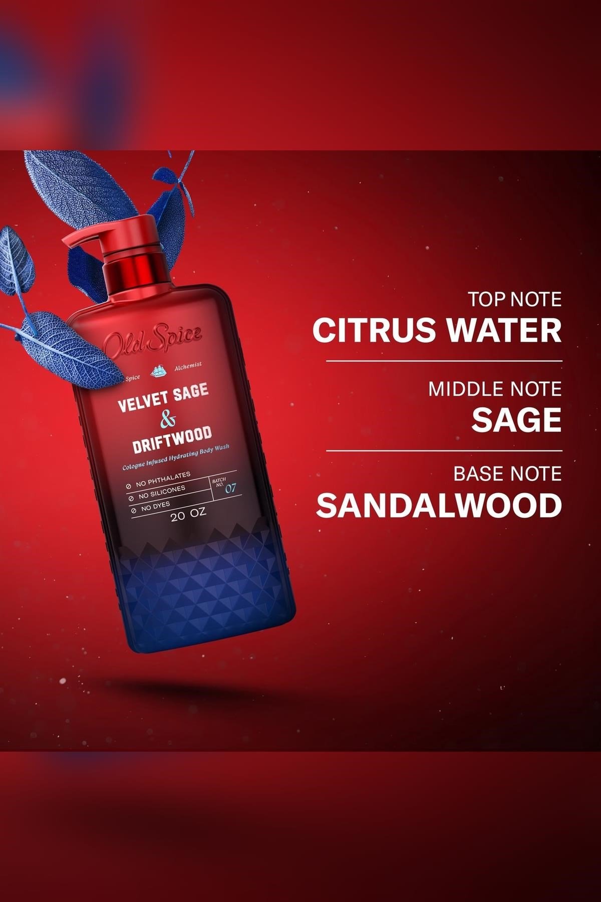 Old Spice Velvet Sage & Driftwood Duş Jeli 591ML
