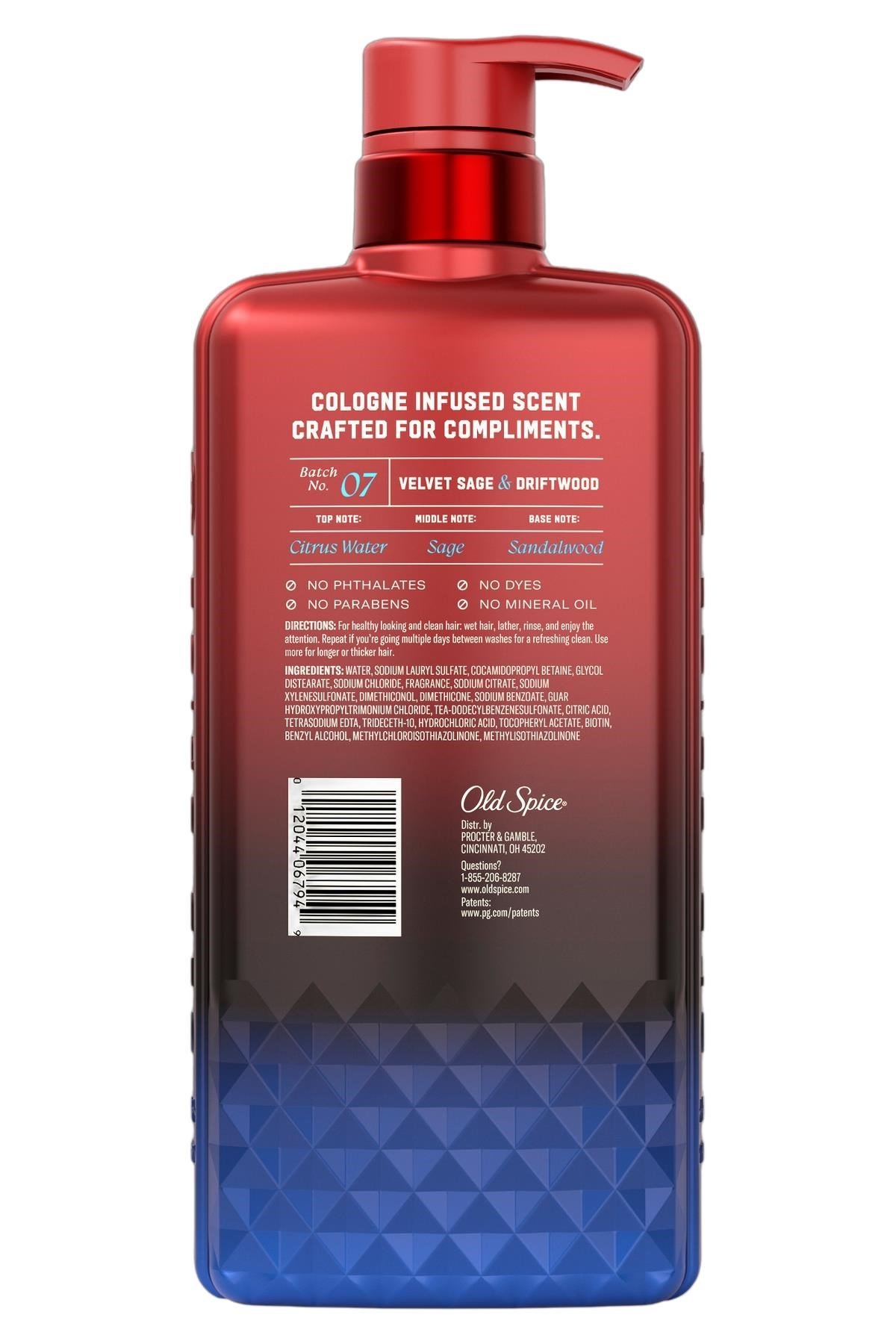 Old Spice Velvet Sage & Driftwood Şampuan 591ML